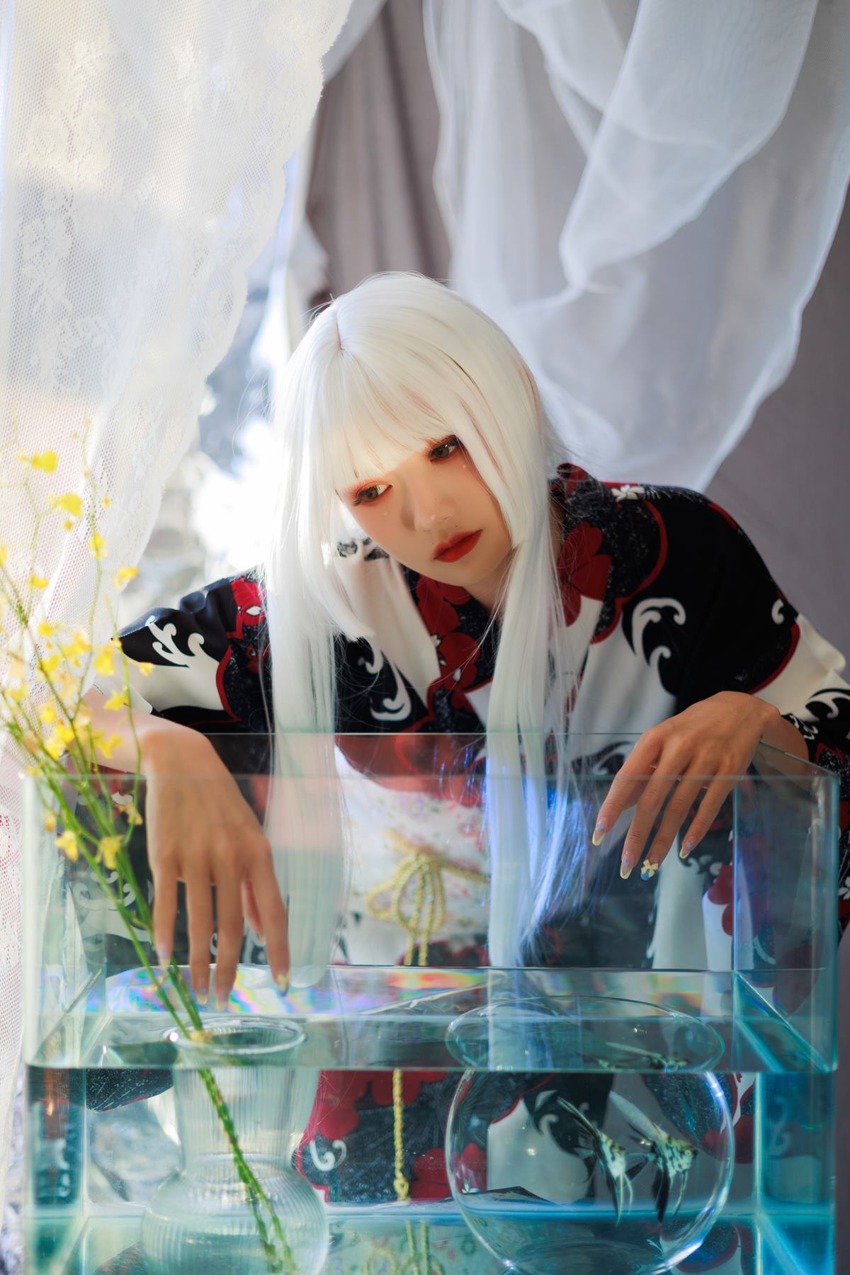 图片[25]-人气Coser@兔子Zzz不吃胡萝卜 白发姬 [42P] – 速更版-美库