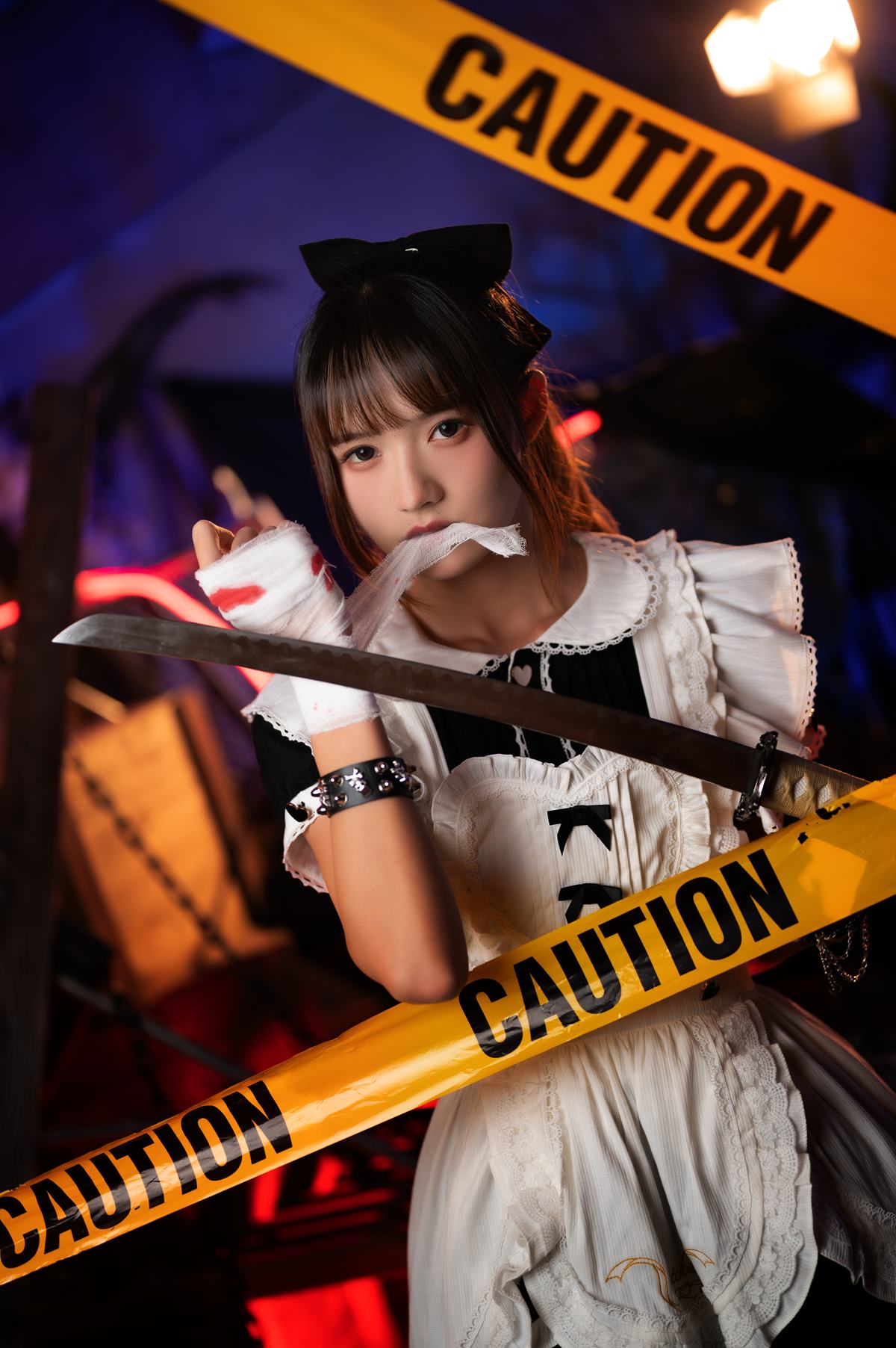 图片[10]-人气Coser@兔子Zzz不吃胡萝卜 战斗女仆 [23P] – 速更版-美库
