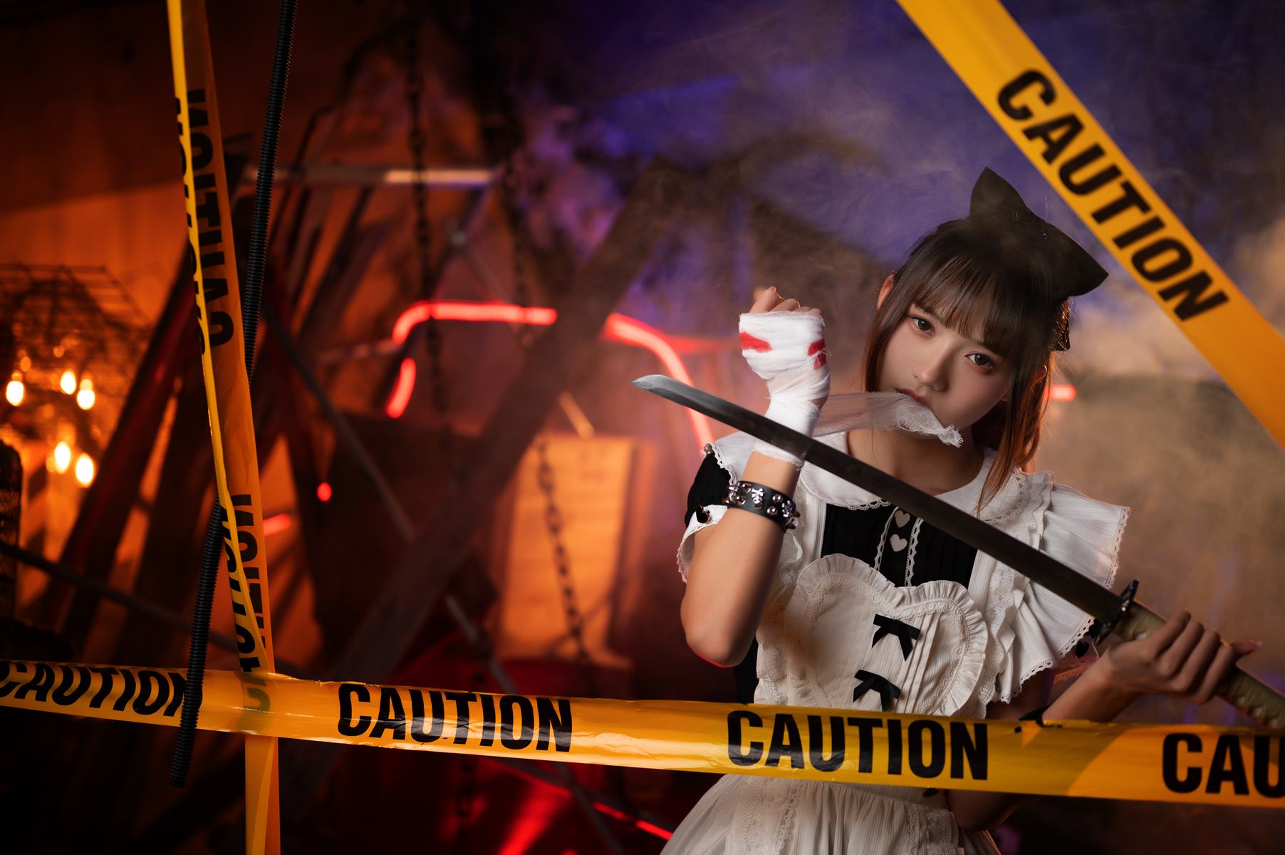 图片[11]-人气Coser@兔子Zzz不吃胡萝卜 战斗女仆 [23P] – 速更版-美库