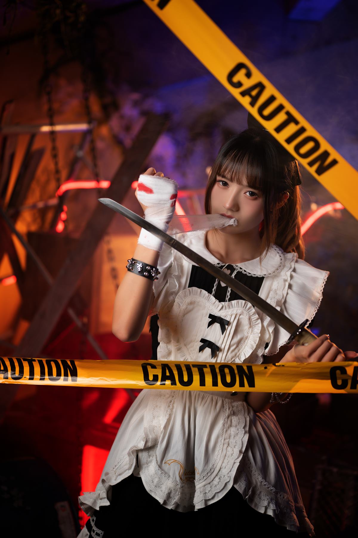 图片[12]-人气Coser@兔子Zzz不吃胡萝卜 战斗女仆 [23P] – 速更版-美库