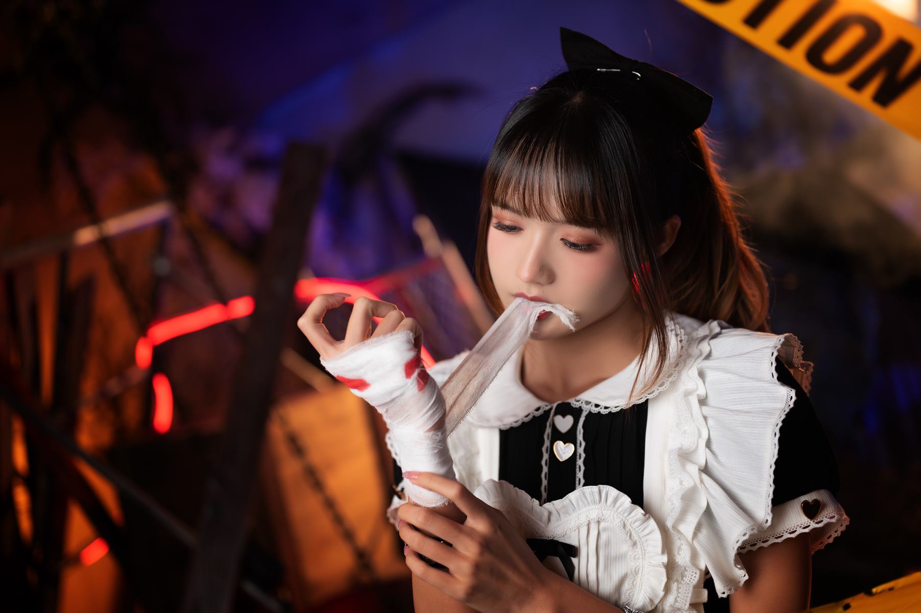 图片[13]-人气Coser@兔子Zzz不吃胡萝卜 战斗女仆 [23P] – 速更版-美库