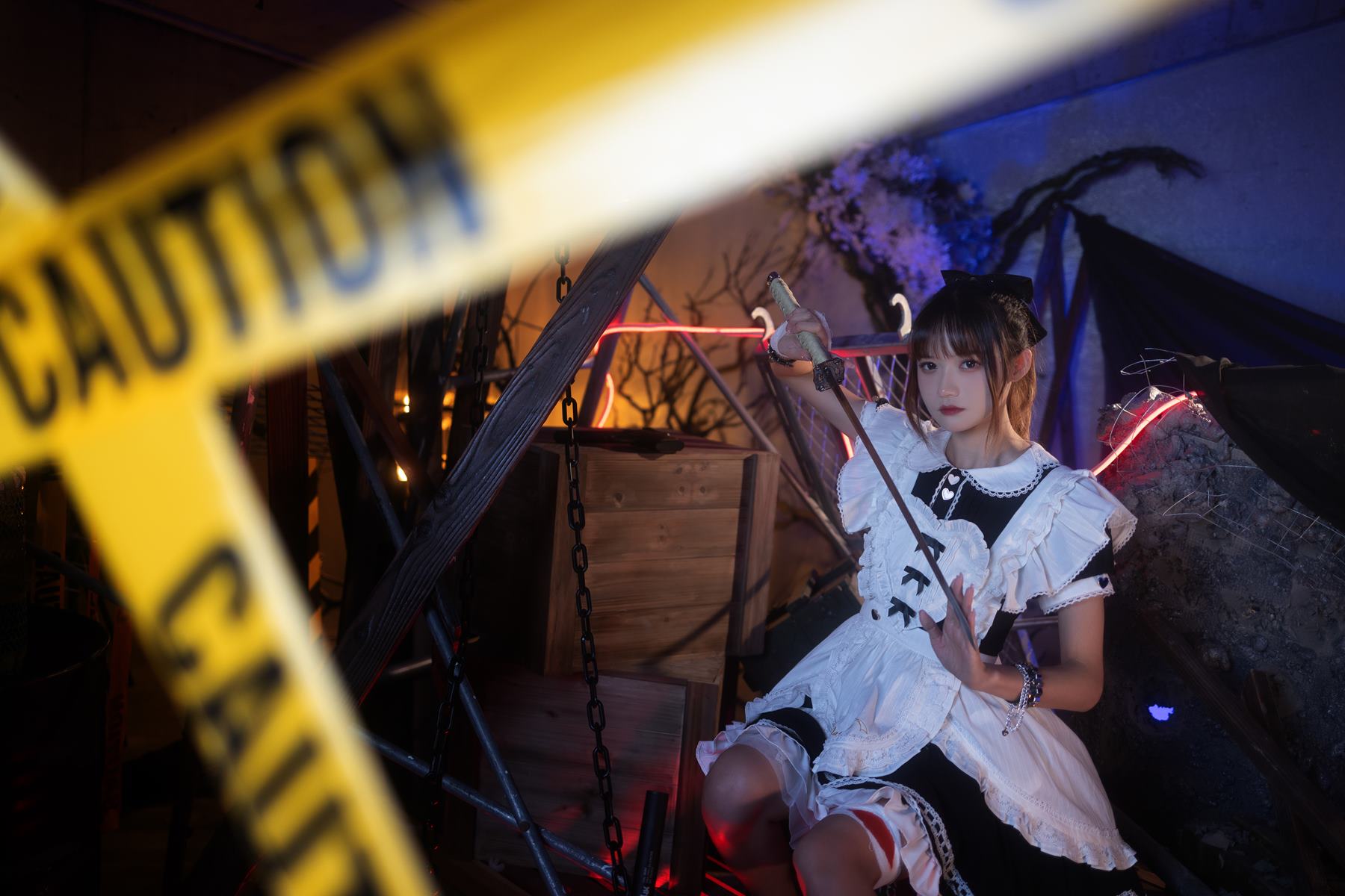 图片[16]-人气Coser@兔子Zzz不吃胡萝卜 战斗女仆 [23P] – 速更版-美库