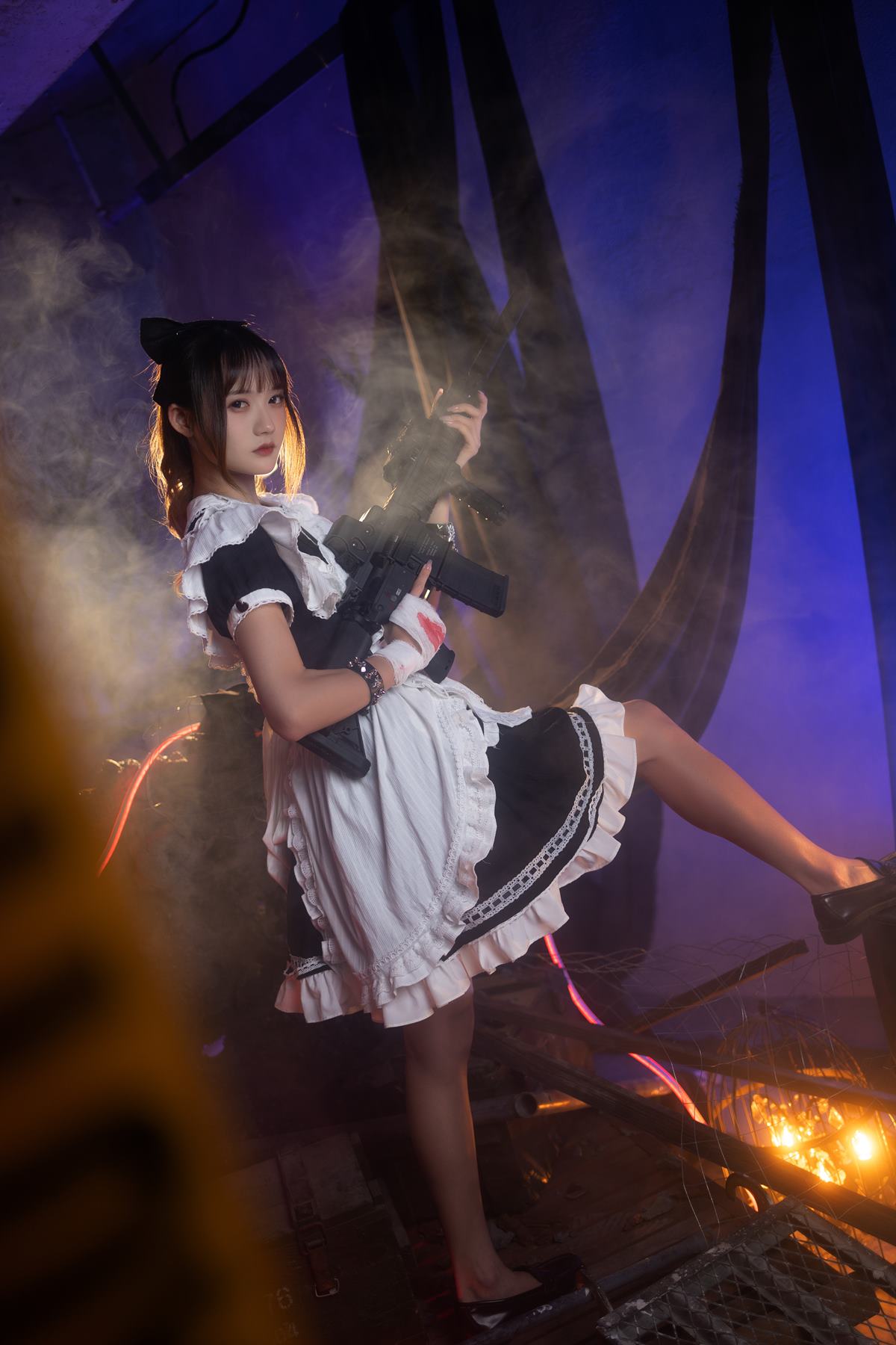 图片[21]-人气Coser@兔子Zzz不吃胡萝卜 战斗女仆 [23P] – 速更版-美库