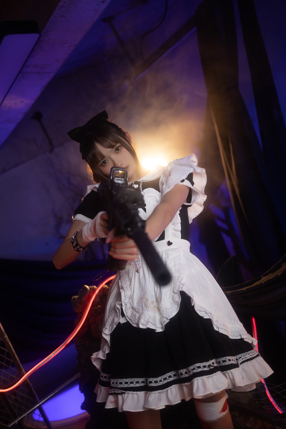 图片[24]-人气Coser@兔子Zzz不吃胡萝卜 战斗女仆 [23P] – 速更版-美库