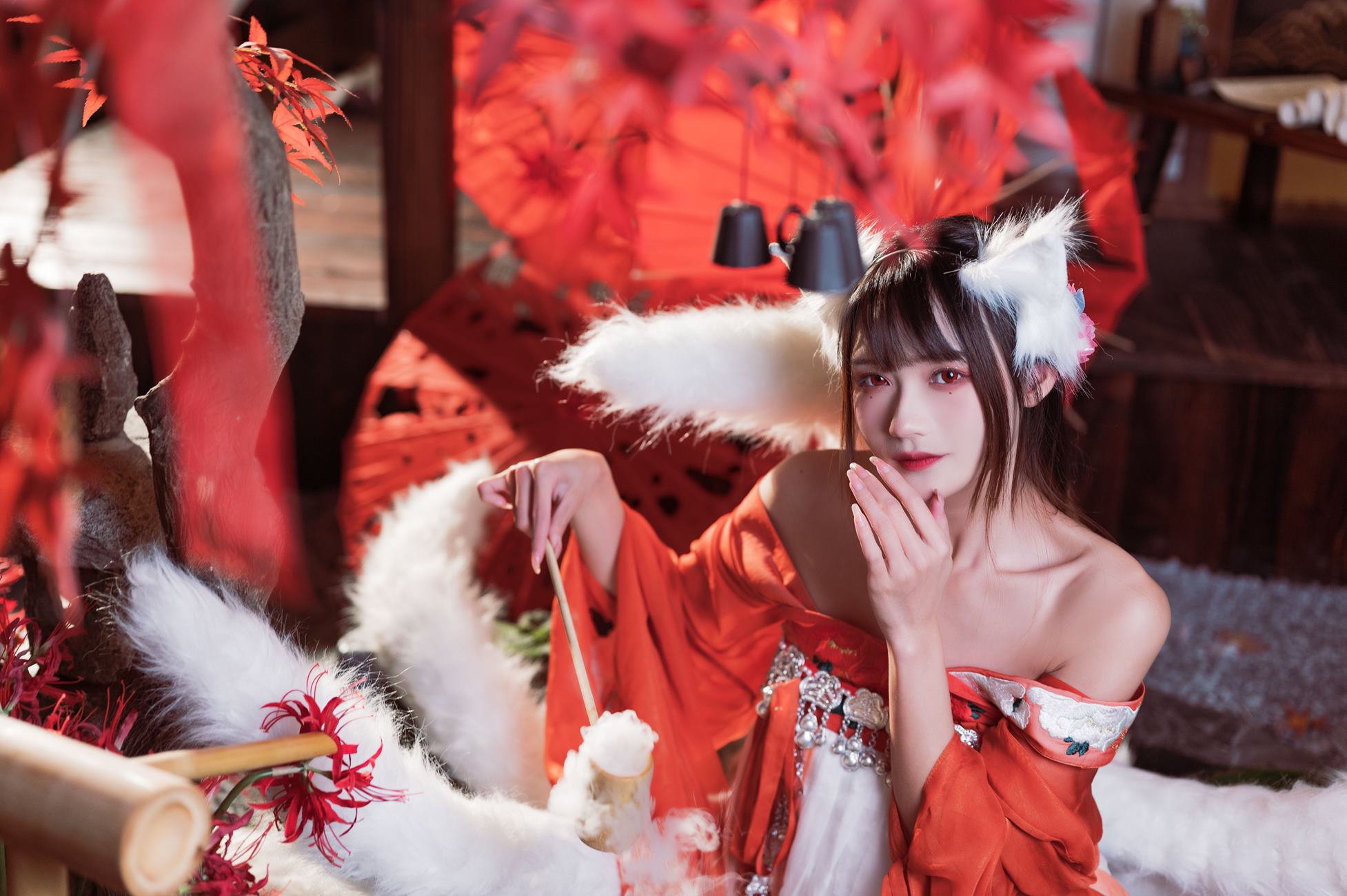 图片[12]-人气Coser@兔子Zzz不吃胡萝卜 九尾狐 [18P] – 速更版-美库