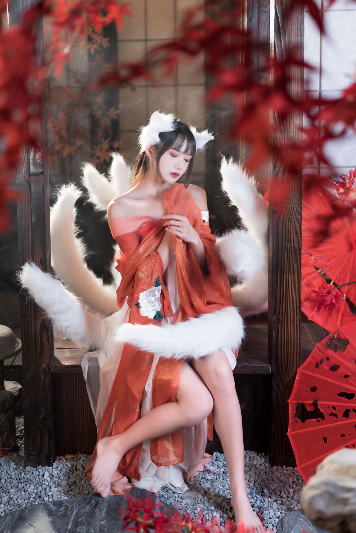 图片[13]-人气Coser@兔子Zzz不吃胡萝卜 九尾狐 [18P] – 速更版-美库