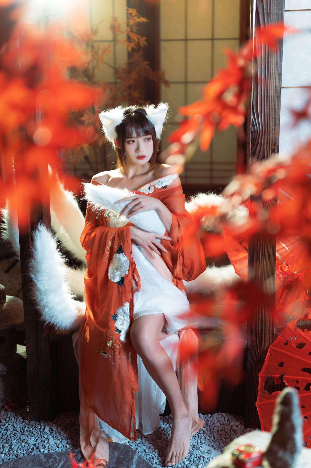 图片[23]-人气Coser@兔子Zzz不吃胡萝卜 九尾狐 [18P] – 速更版-美库