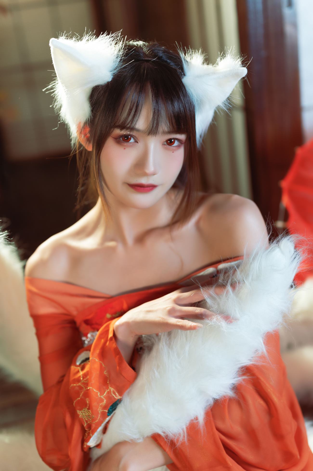 图片[25]-人气Coser@兔子Zzz不吃胡萝卜 九尾狐 [18P] – 速更版-美库