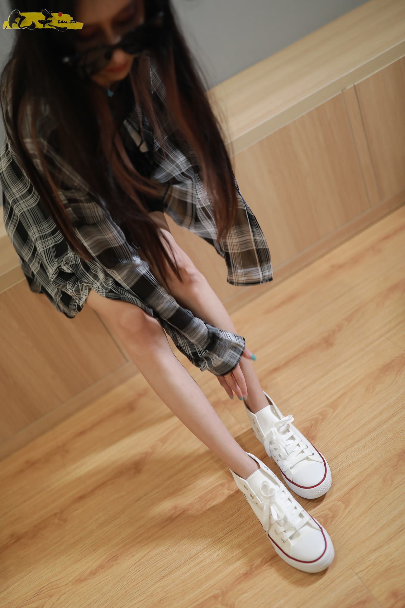图片[58]-凡夫摄影 NO.0009 – 依茜 高帮帆布鞋黑色棉袜[243P] – 速更版-美库