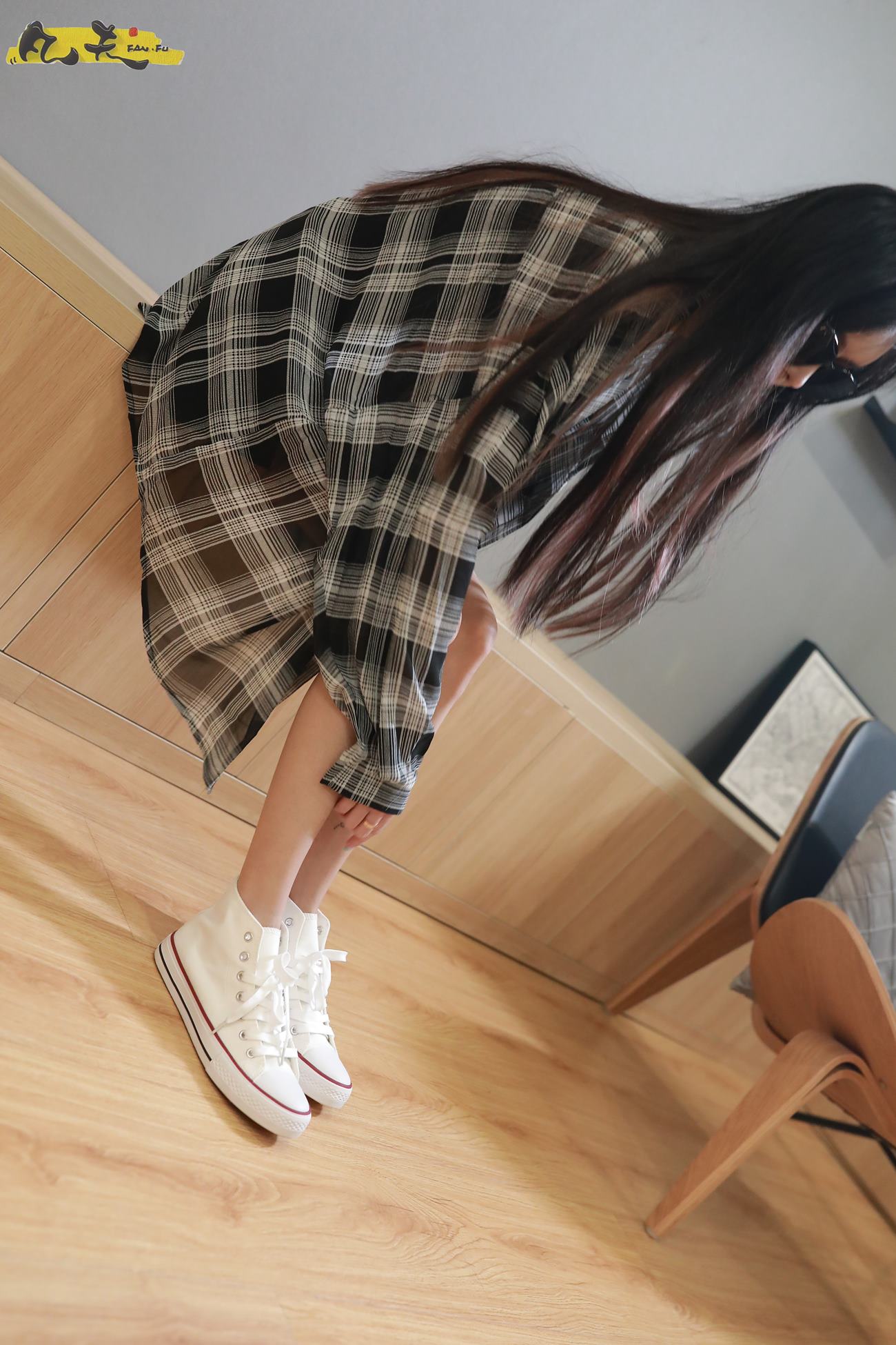 图片[68]-凡夫摄影 NO.0009 – 依茜 高帮帆布鞋黑色棉袜[243P] – 速更版-美库