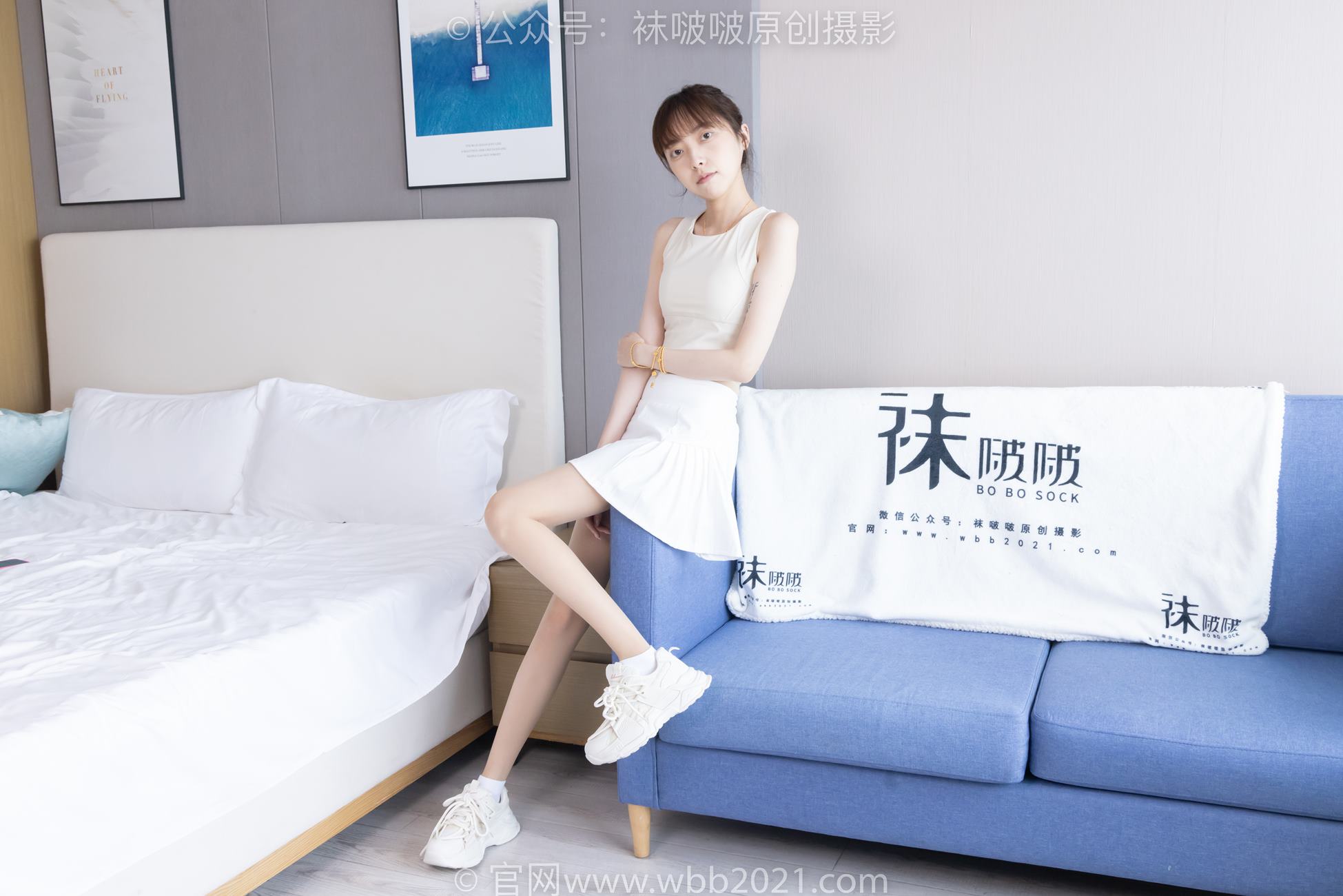 图片[13]-[BoBoSocks袜啵啵]NO.424 稚予-运动鞋、白棉袜、肉丝、腰丝[140P] – 速更版-美库