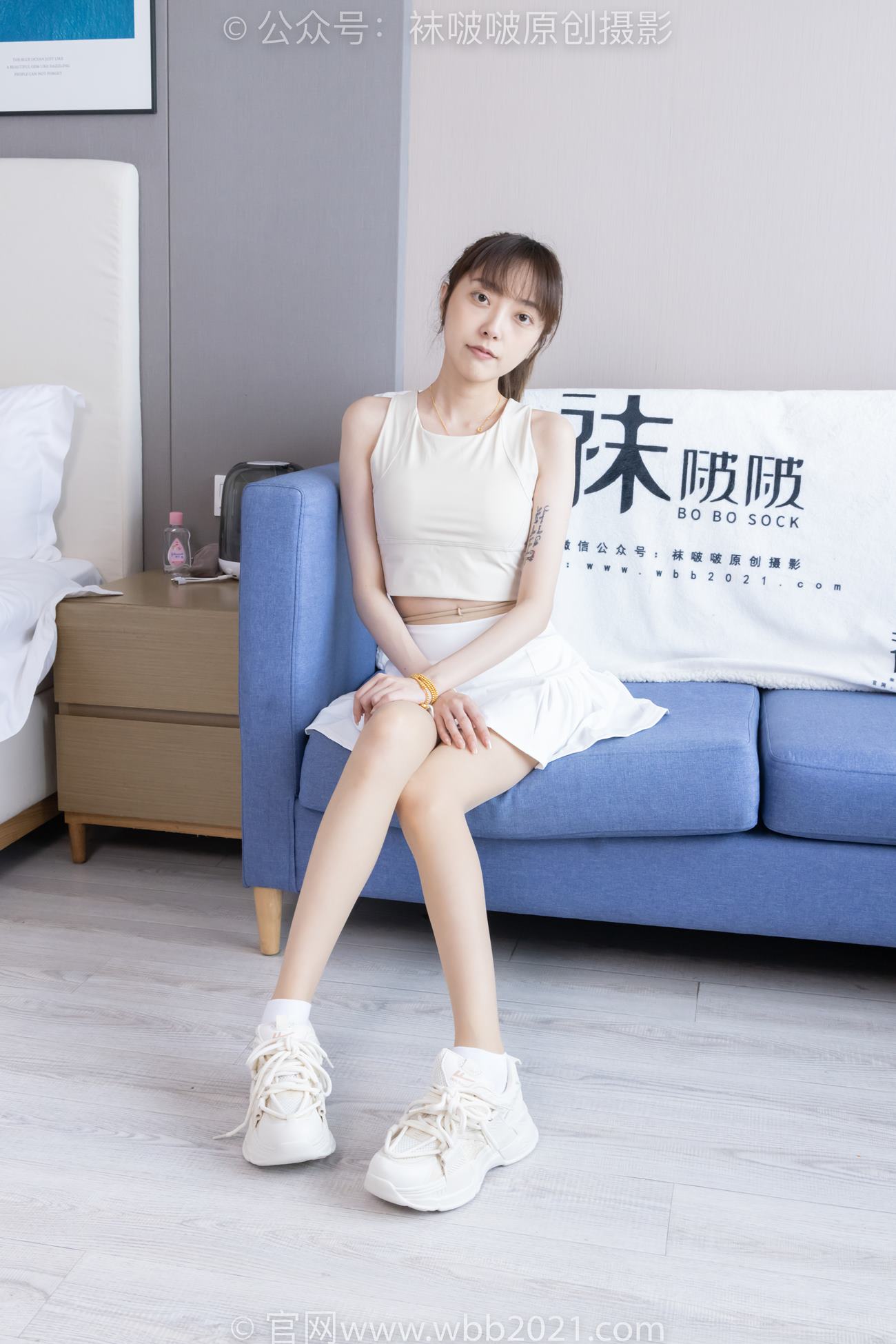 图片[31]-[BoBoSocks袜啵啵]NO.424 稚予-运动鞋、白棉袜、肉丝、腰丝[140P] – 速更版-美库