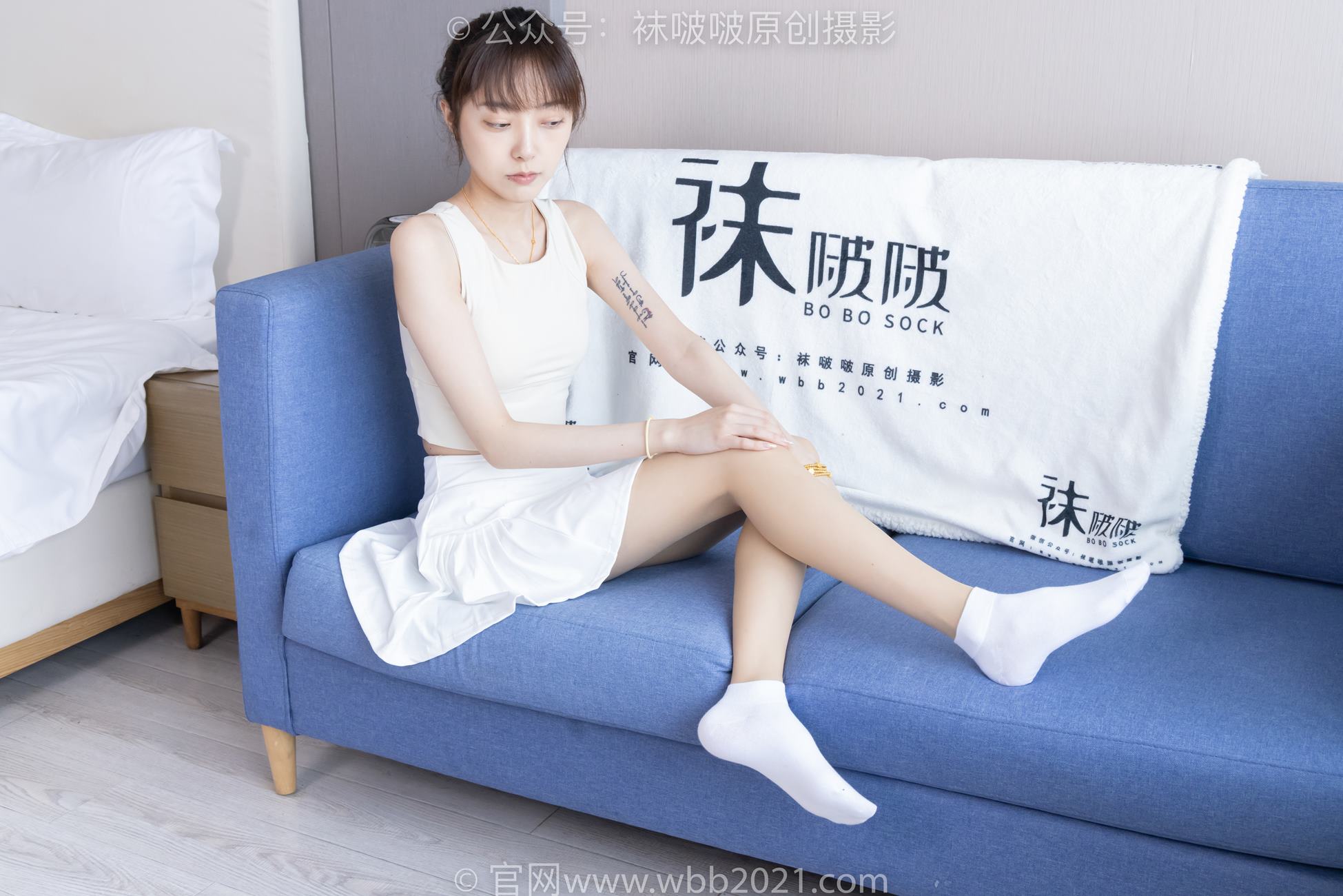 图片[40]-[BoBoSocks袜啵啵]NO.424 稚予-运动鞋、白棉袜、肉丝、腰丝[140P] – 速更版-美库