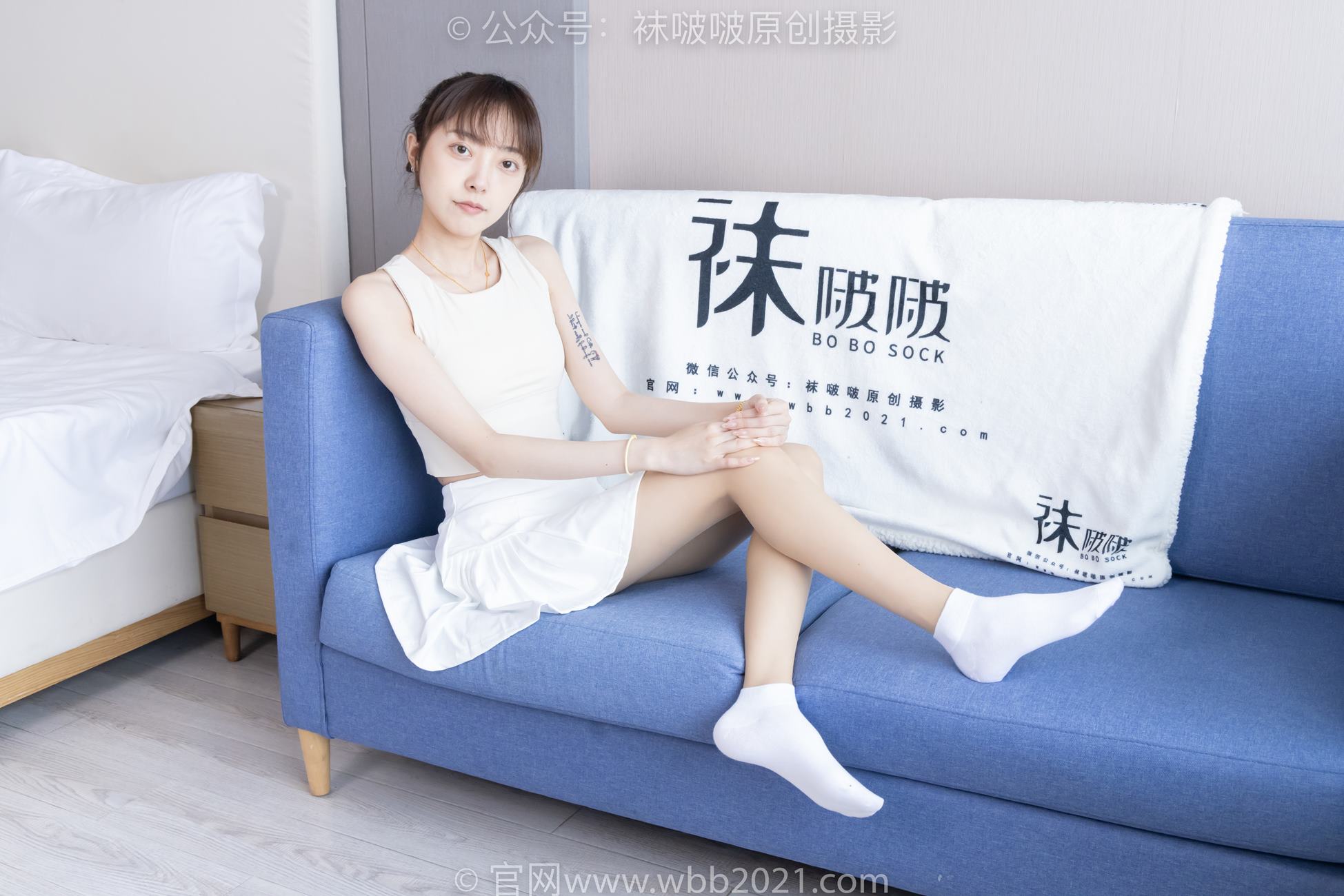 图片[41]-[BoBoSocks袜啵啵]NO.424 稚予-运动鞋、白棉袜、肉丝、腰丝[140P] – 速更版-美库