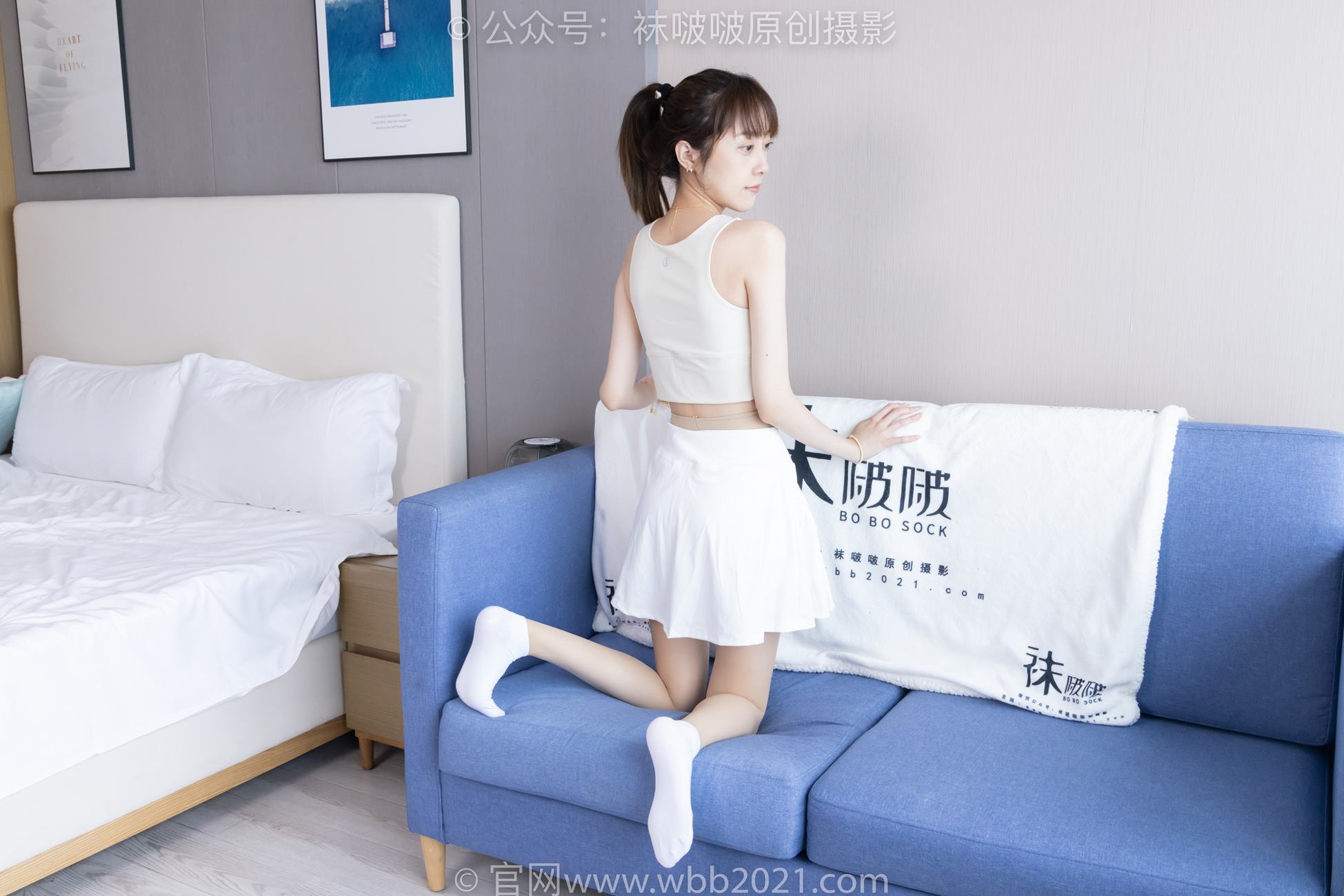 图片[46]-[BoBoSocks袜啵啵]NO.424 稚予-运动鞋、白棉袜、肉丝、腰丝[140P] – 速更版-美库