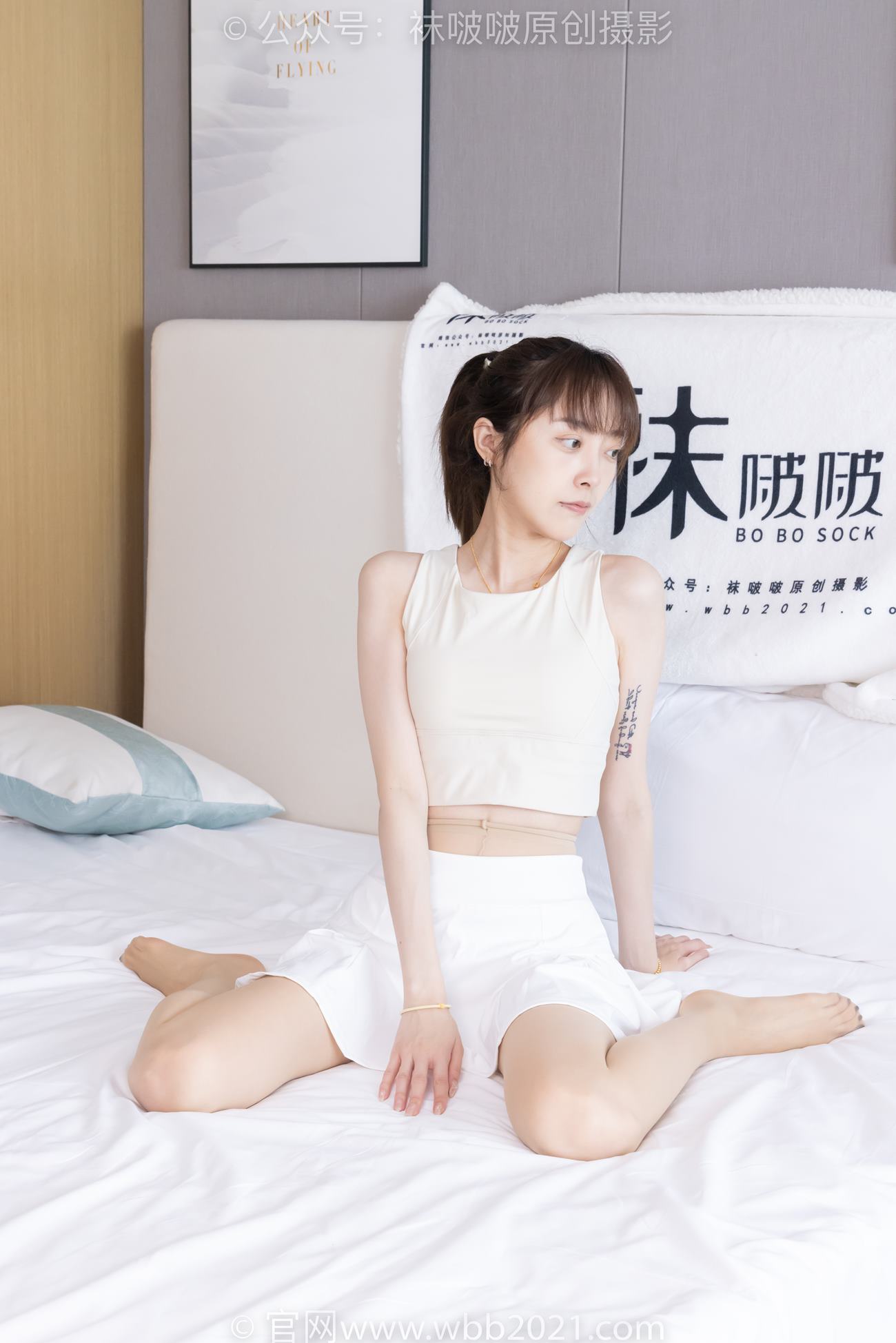 图片[64]-[BoBoSocks袜啵啵]NO.424 稚予-运动鞋、白棉袜、肉丝、腰丝[140P] – 速更版-美库