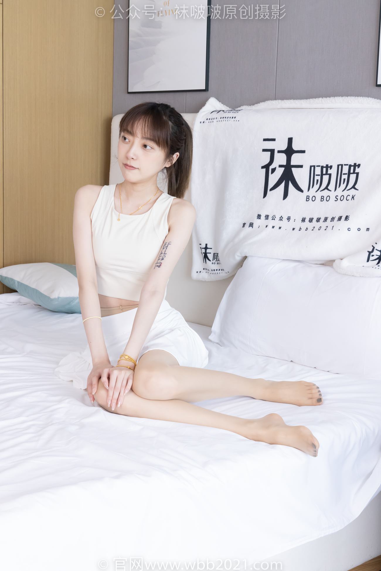 图片[94]-[BoBoSocks袜啵啵]NO.424 稚予-运动鞋、白棉袜、肉丝、腰丝[140P] – 速更版-美库