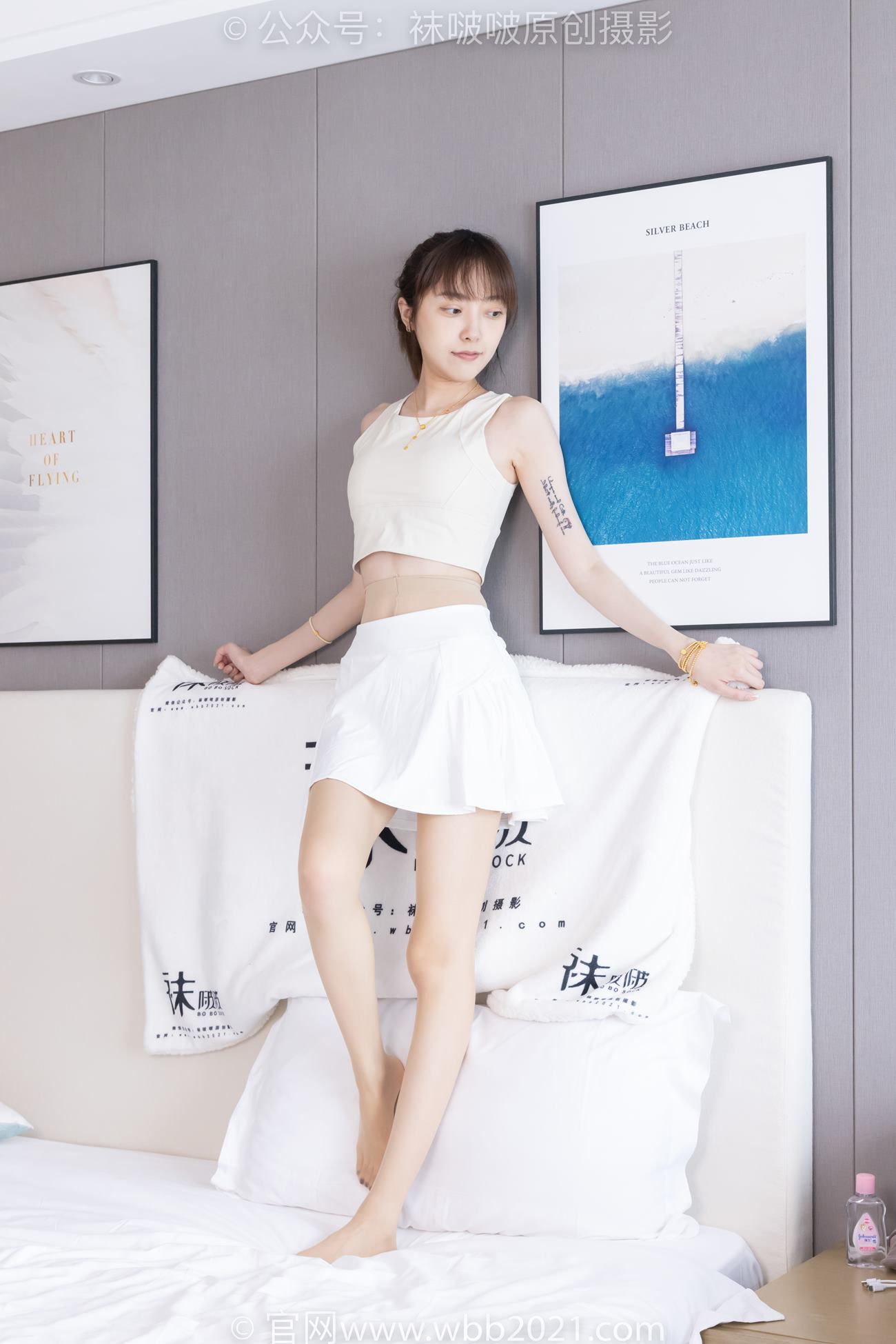 图片[100]-[BoBoSocks袜啵啵]NO.424 稚予-运动鞋、白棉袜、肉丝、腰丝[140P] – 速更版-美库