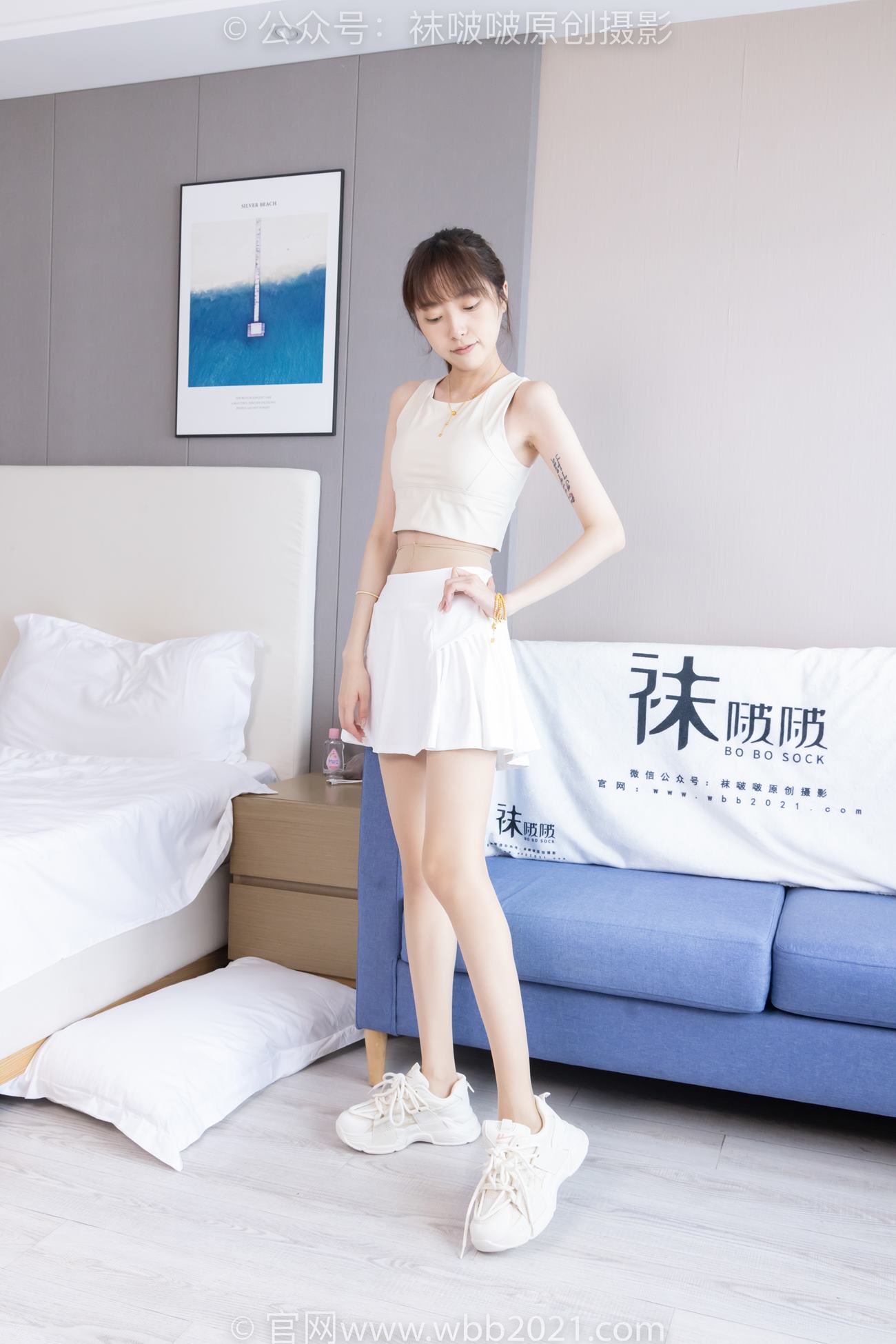 图片[109]-[BoBoSocks袜啵啵]NO.424 稚予-运动鞋、白棉袜、肉丝、腰丝[140P] – 速更版-美库