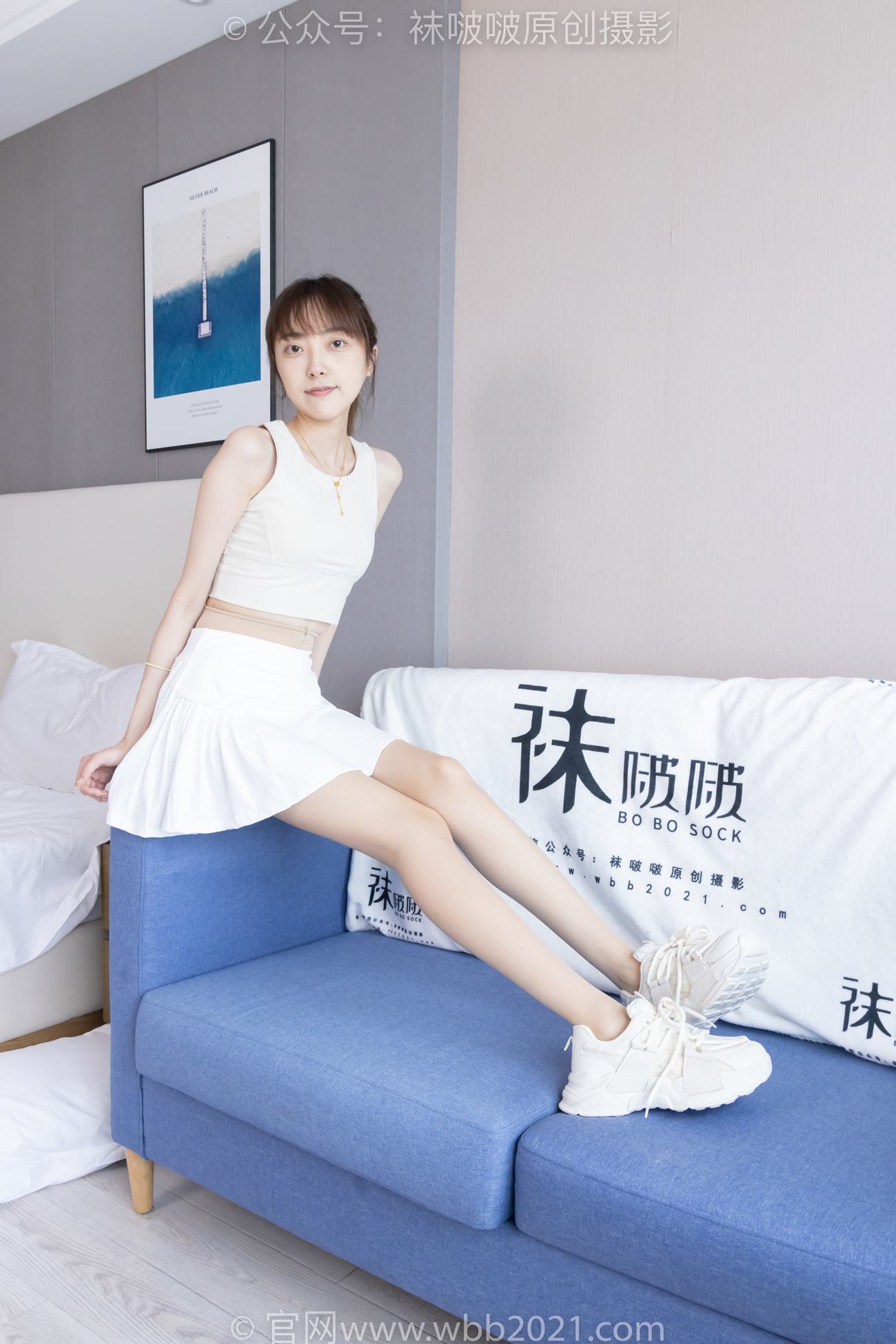 图片[121]-[BoBoSocks袜啵啵]NO.424 稚予-运动鞋、白棉袜、肉丝、腰丝[140P] – 速更版-美库