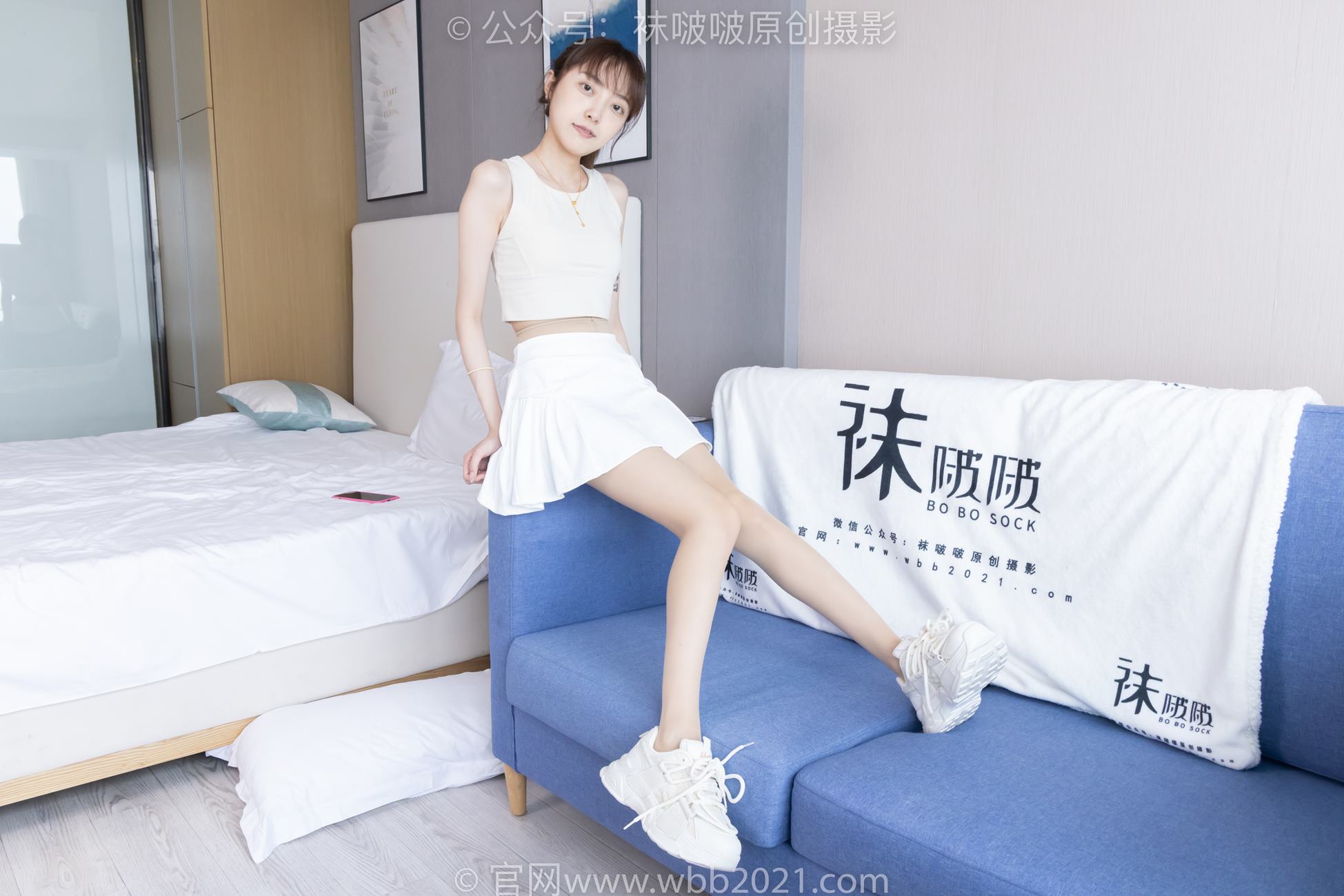 图片[122]-[BoBoSocks袜啵啵]NO.424 稚予-运动鞋、白棉袜、肉丝、腰丝[140P] – 速更版-美库