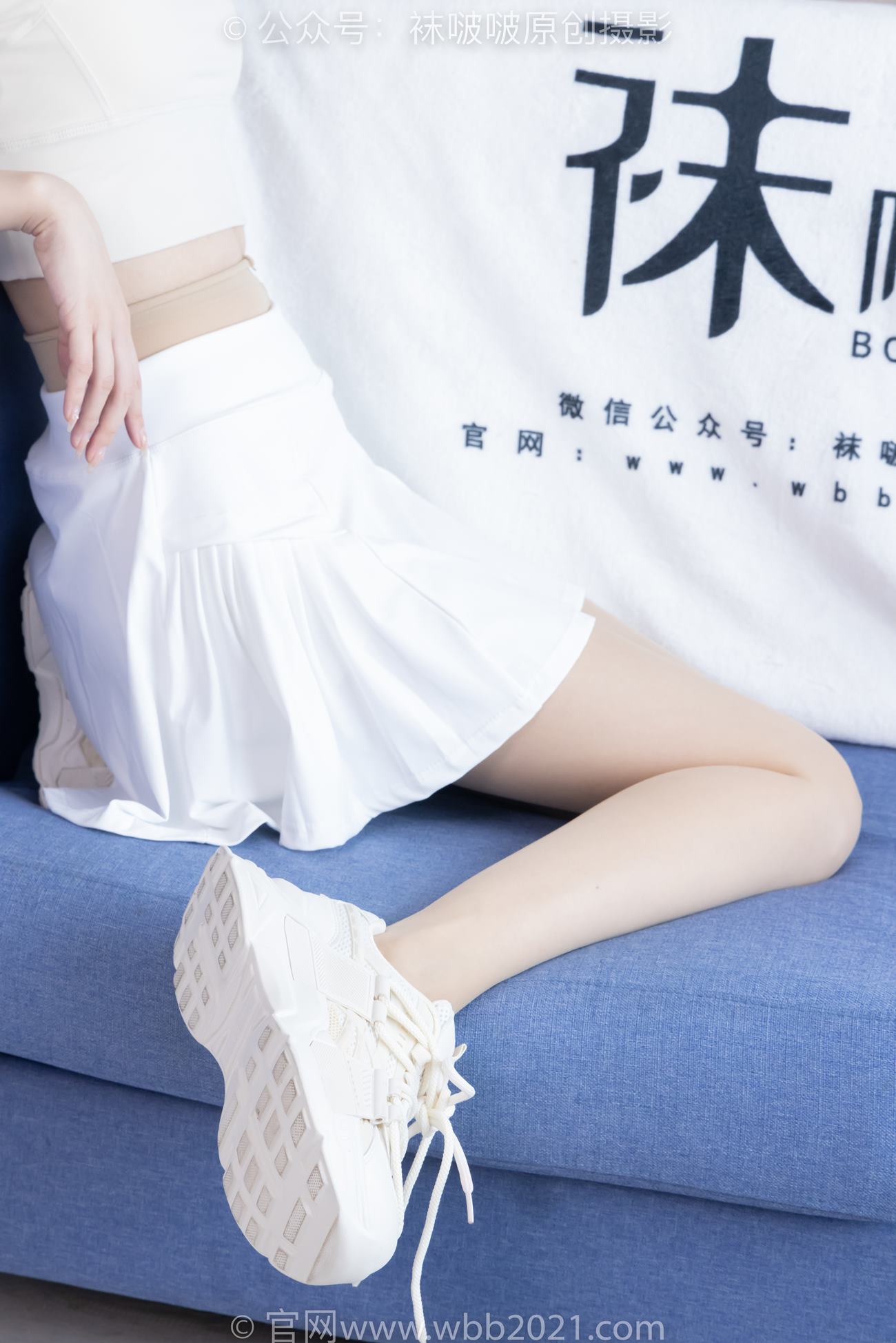 图片[131]-[BoBoSocks袜啵啵]NO.424 稚予-运动鞋、白棉袜、肉丝、腰丝[140P] – 速更版-美库