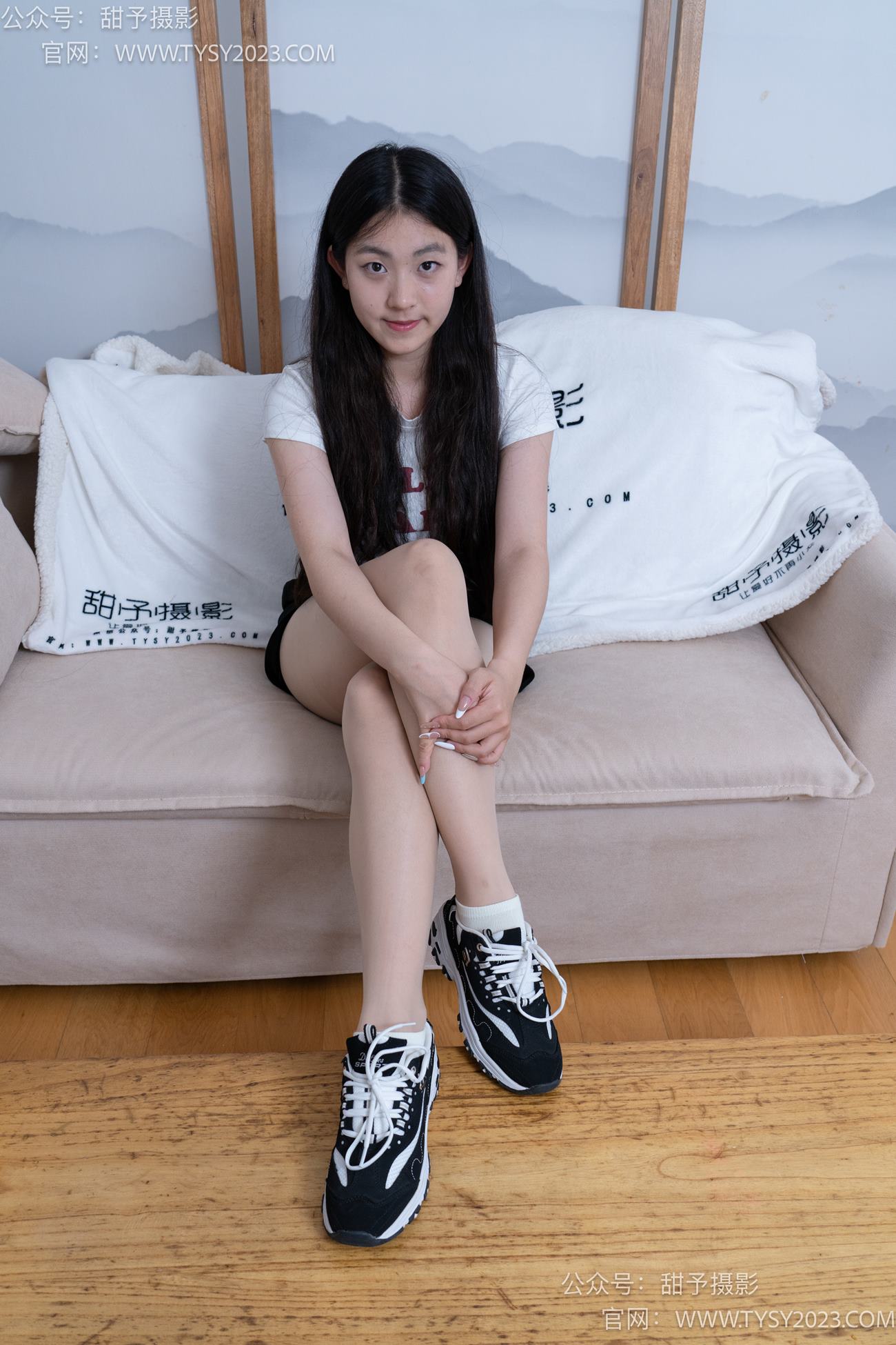 图片[18]-甜予摄影 NO.079期：小云-运动鞋、白棉袜、肉丝（脚尖加固款）[139P] – 速更版-美库