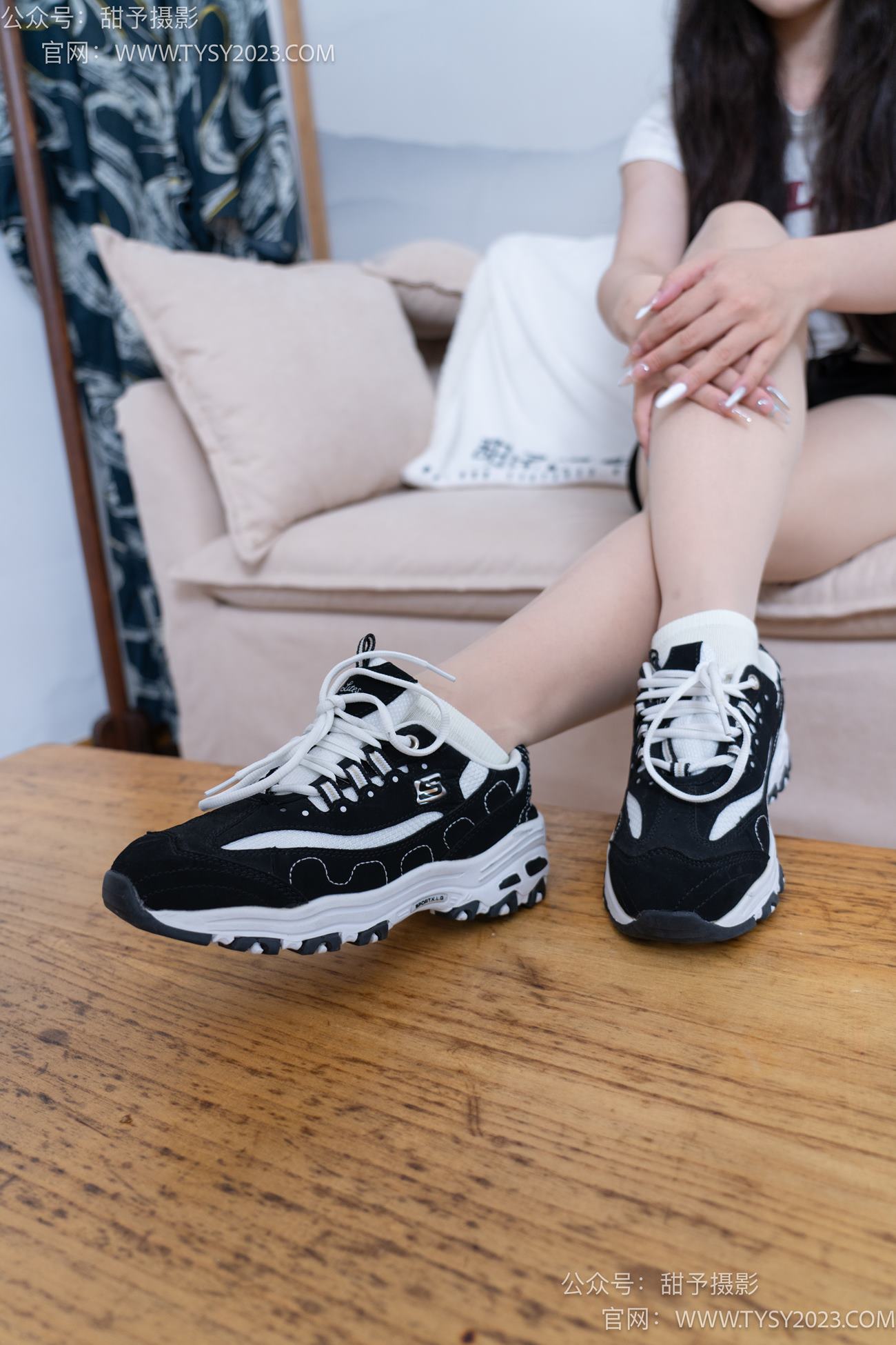 图片[21]-甜予摄影 NO.079期：小云-运动鞋、白棉袜、肉丝（脚尖加固款）[139P] – 速更版-美库