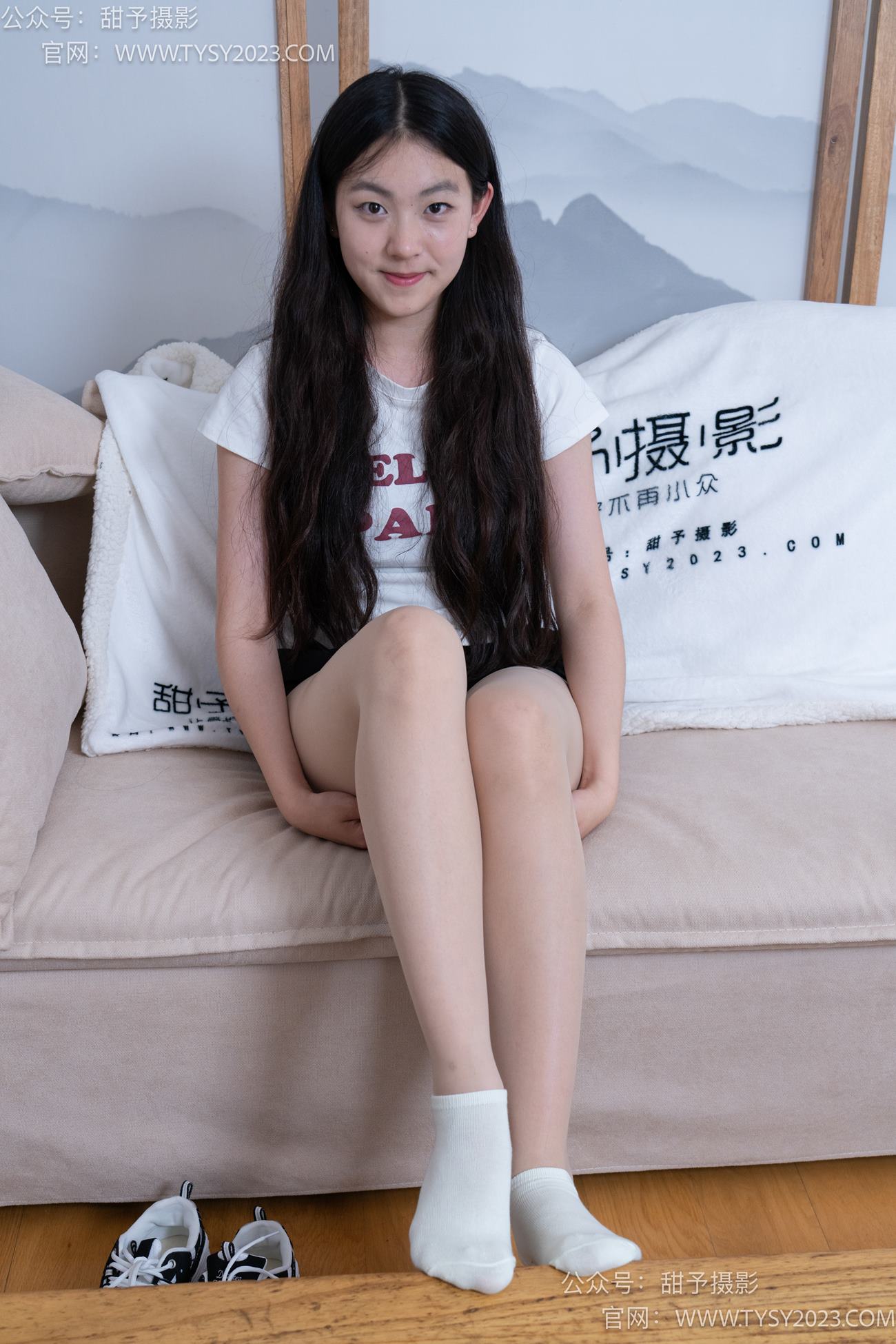 图片[48]-甜予摄影 NO.079期：小云-运动鞋、白棉袜、肉丝（脚尖加固款）[139P] – 速更版-美库