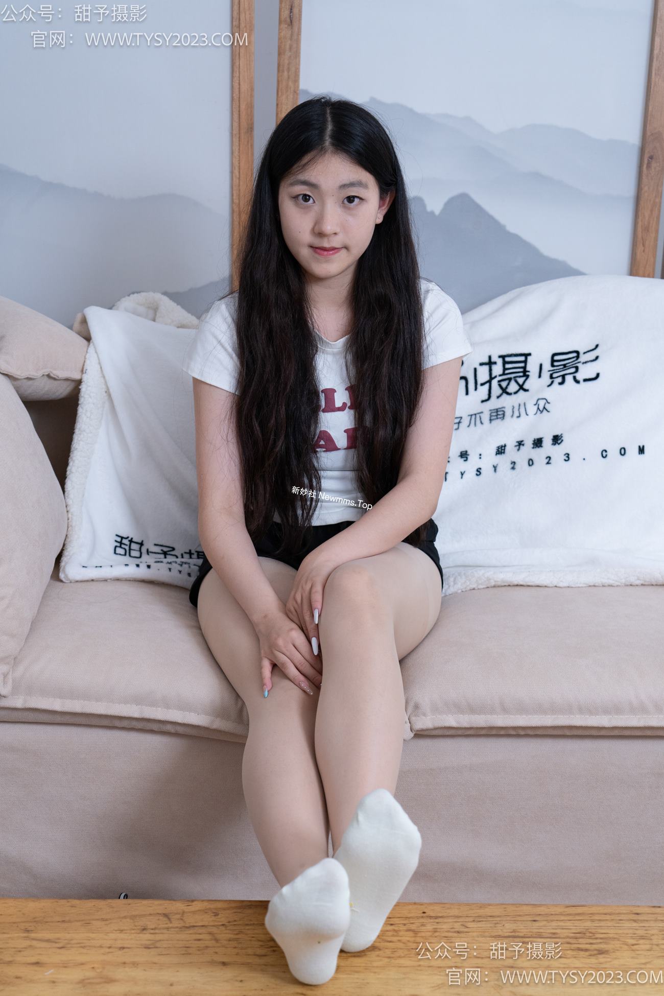 图片[56]-甜予摄影 NO.079期：小云-运动鞋、白棉袜、肉丝（脚尖加固款）[139P] – 速更版-美库