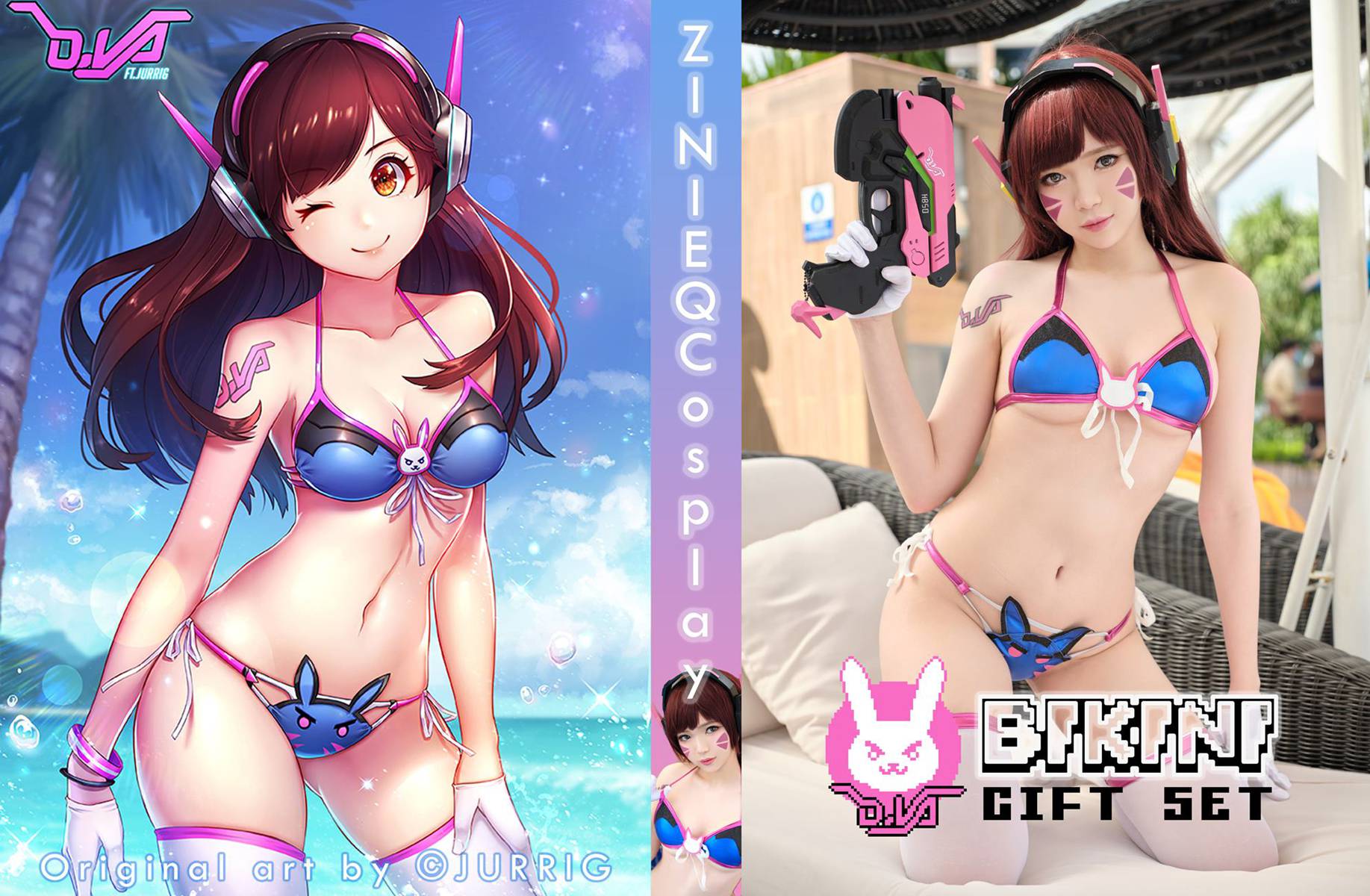 图片[11]-ZinieQ  – Overwatch DVA Swimsuit[10P] – 速更版-美库