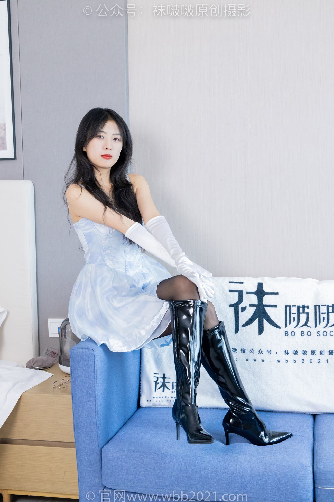 图片[16]-[BoBoSocks袜啵啵]NO.427 奶油-两双长靴、黑丝[141P] – 速更版-美库