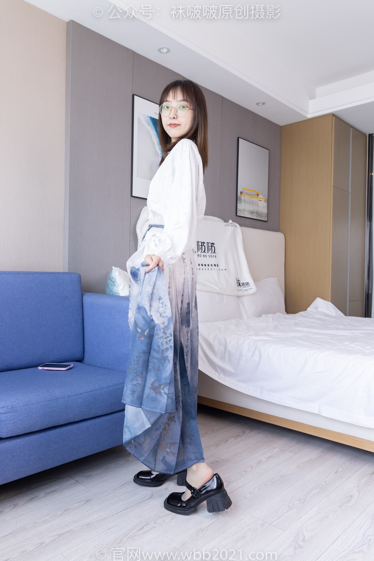 图片[12]-[BoBoSocks袜啵啵]NO.428 稚予-皮鞋、灰丝[140P] – 速更版-美库