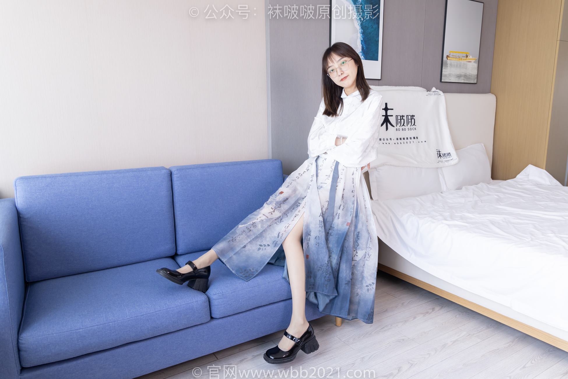 图片[13]-[BoBoSocks袜啵啵]NO.428 稚予-皮鞋、灰丝[140P] – 速更版-美库