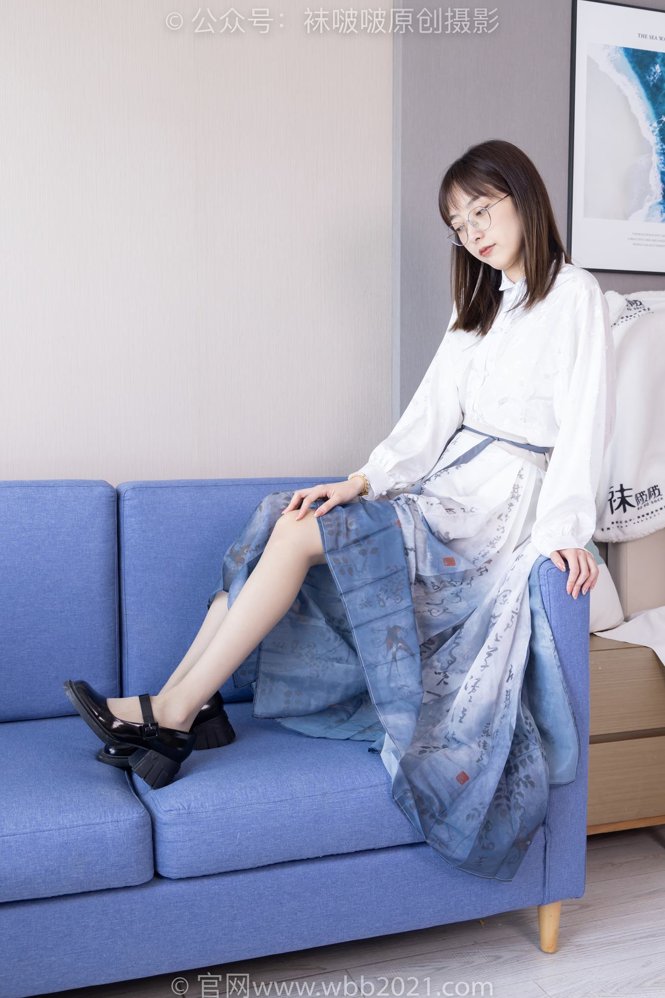 图片[22]-[BoBoSocks袜啵啵]NO.428 稚予-皮鞋、灰丝[140P] – 速更版-美库