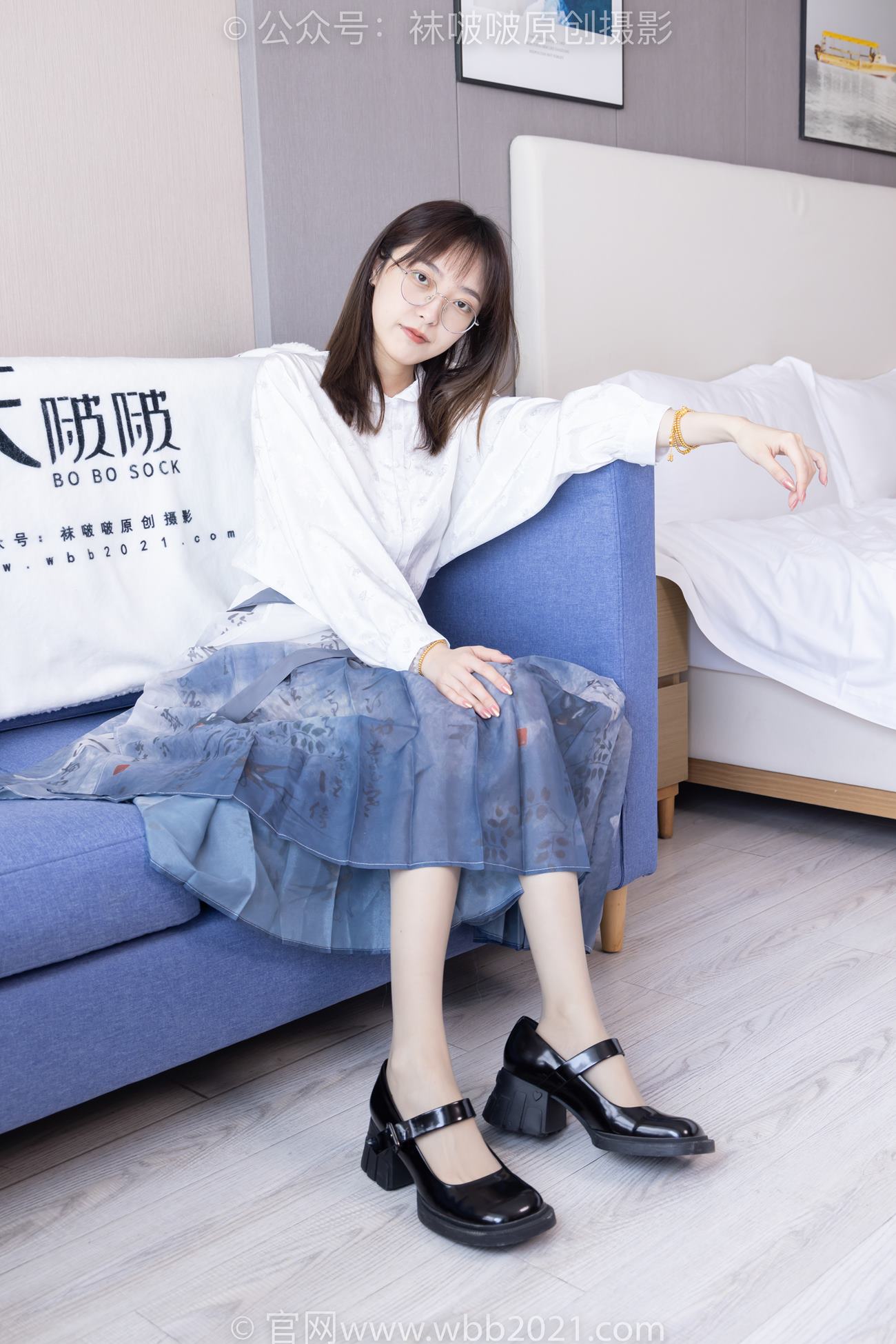 图片[30]-[BoBoSocks袜啵啵]NO.428 稚予-皮鞋、灰丝[140P] – 速更版-美库