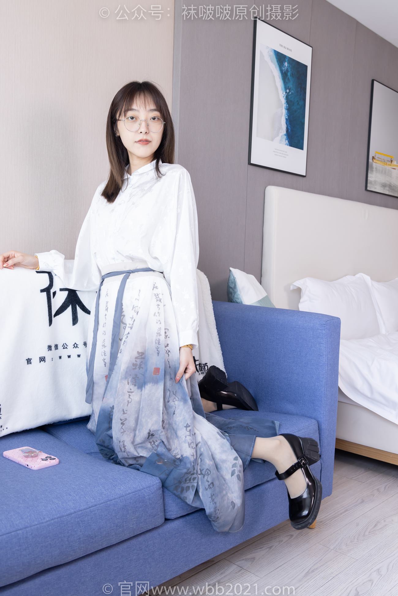 图片[42]-[BoBoSocks袜啵啵]NO.428 稚予-皮鞋、灰丝[140P] – 速更版-美库