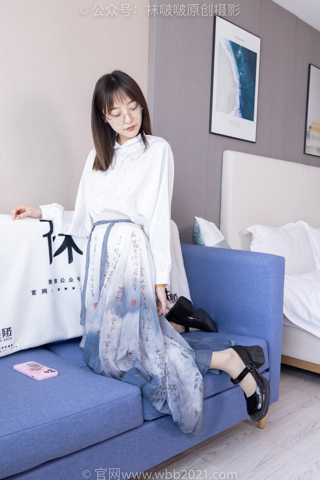 图片[43]-[BoBoSocks袜啵啵]NO.428 稚予-皮鞋、灰丝[140P] – 速更版-美库