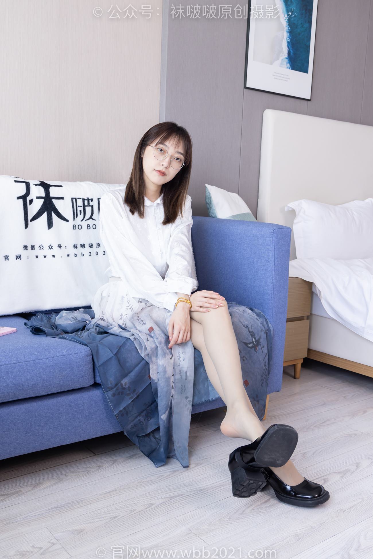 图片[51]-[BoBoSocks袜啵啵]NO.428 稚予-皮鞋、灰丝[140P] – 速更版-美库