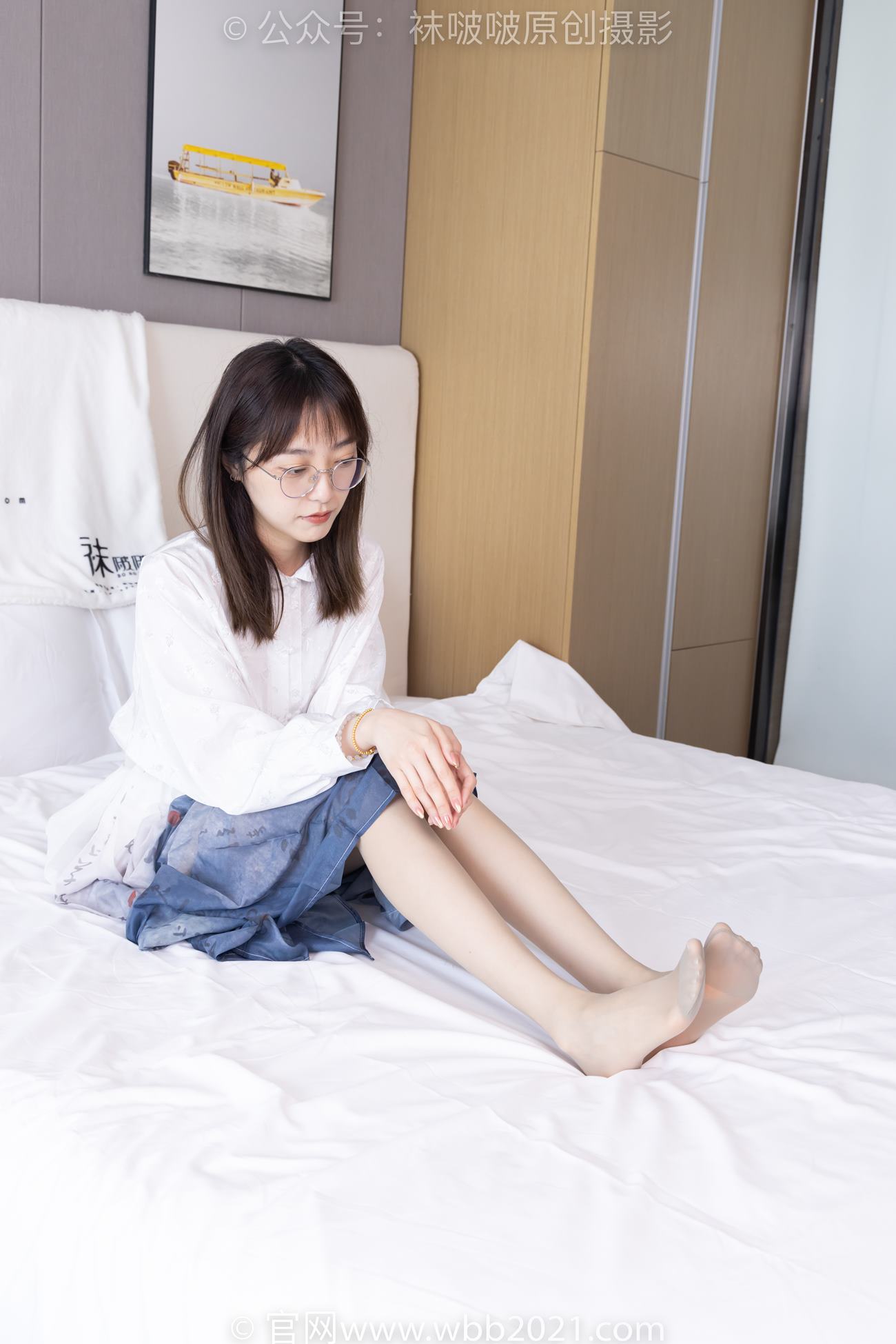 图片[110]-[BoBoSocks袜啵啵]NO.428 稚予-皮鞋、灰丝[140P] – 速更版-美库