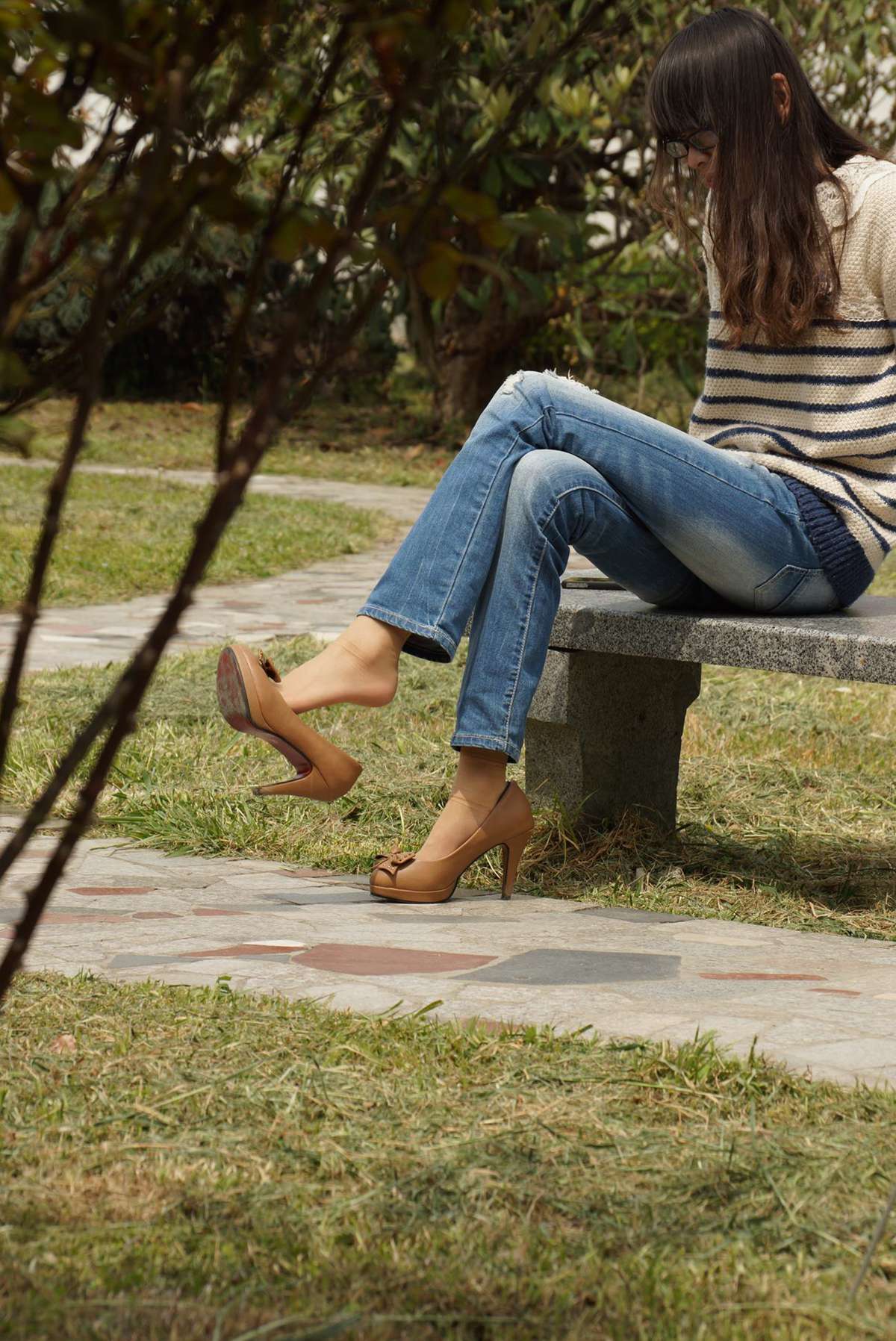 图片[16]-自由摄影 No.330 茜茜 肉丝挑鞋 [58P] – 速更版-美库