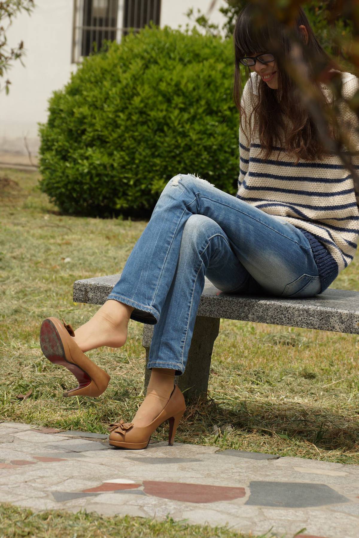 图片[17]-自由摄影 No.330 茜茜 肉丝挑鞋 [58P] – 速更版-美库