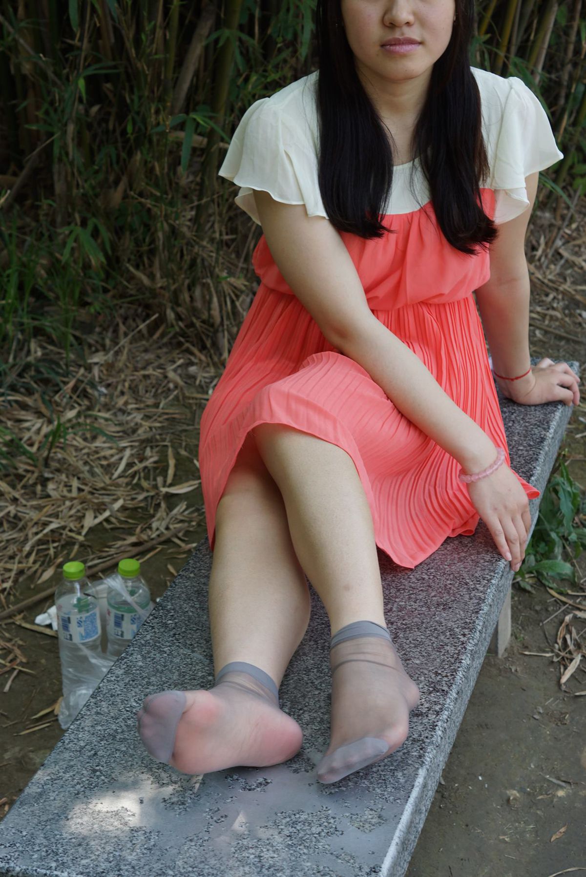 图片[38]-自由摄影 No.326 静静 水晶灰丝挑鞋 [65P] – 速更版-美库