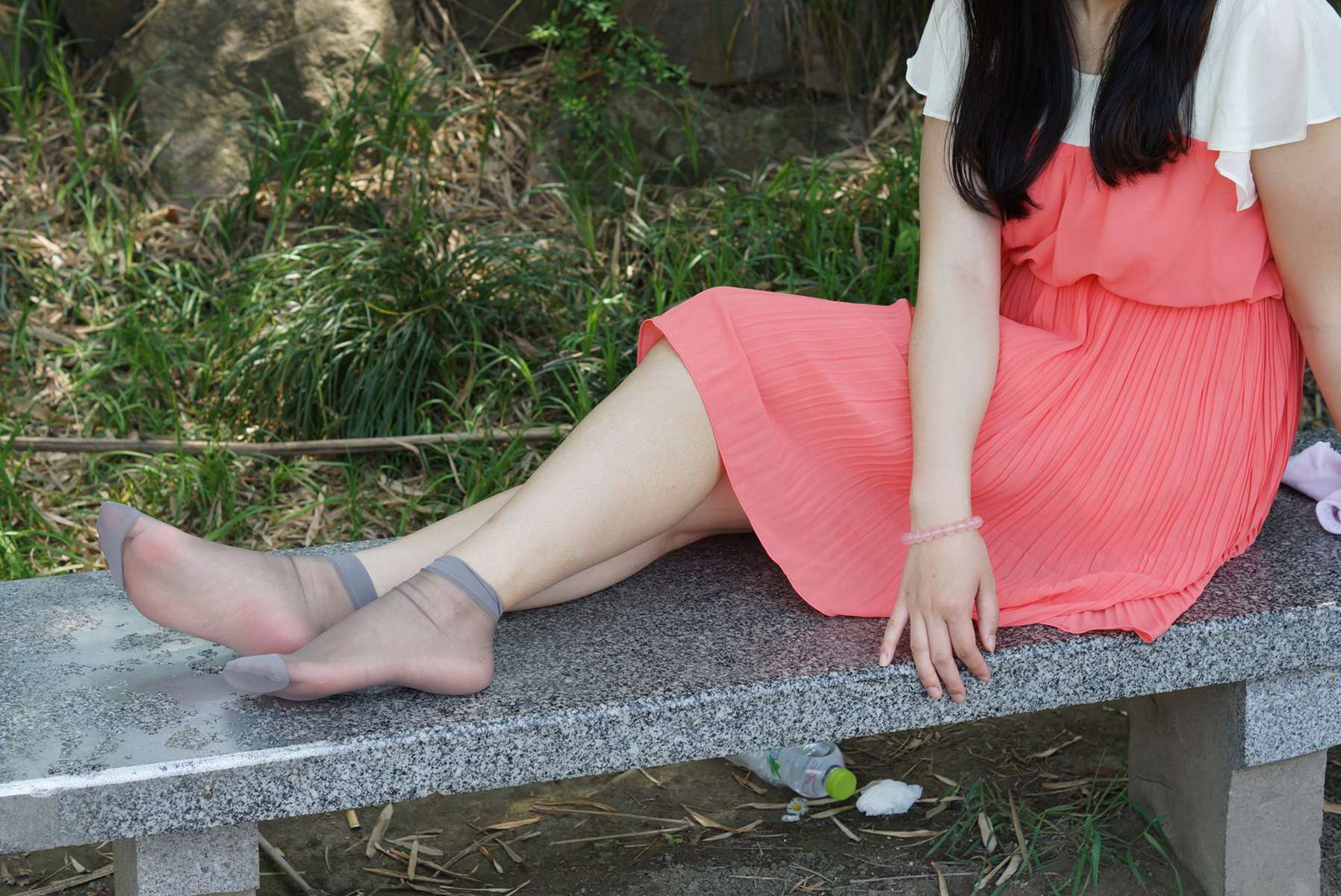 图片[40]-自由摄影 No.326 静静 水晶灰丝挑鞋 [65P] – 速更版-美库