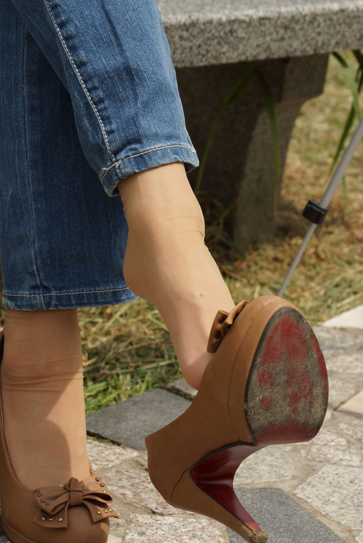 图片[25]-自由摄影 No.330 茜茜 肉丝挑鞋 [58P] – 速更版-美库