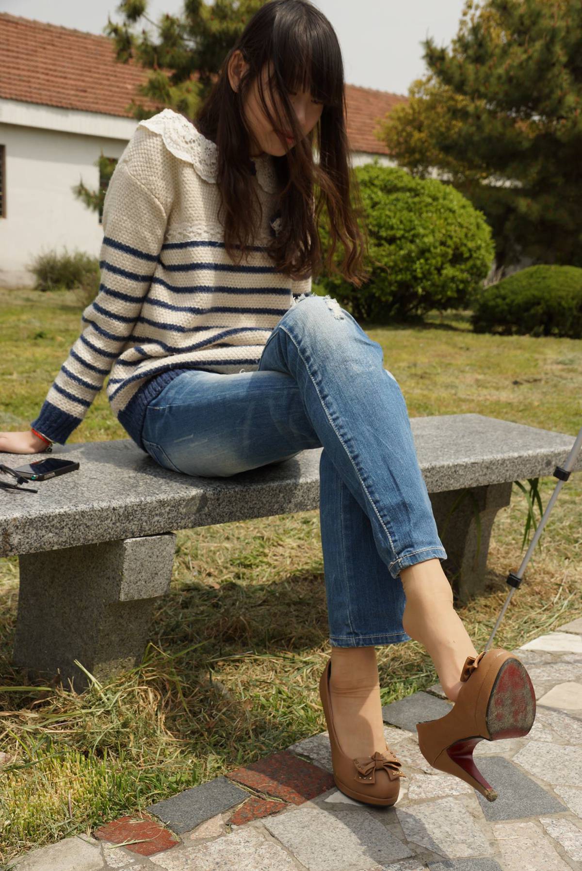 图片[27]-自由摄影 No.330 茜茜 肉丝挑鞋 [58P] – 速更版-美库