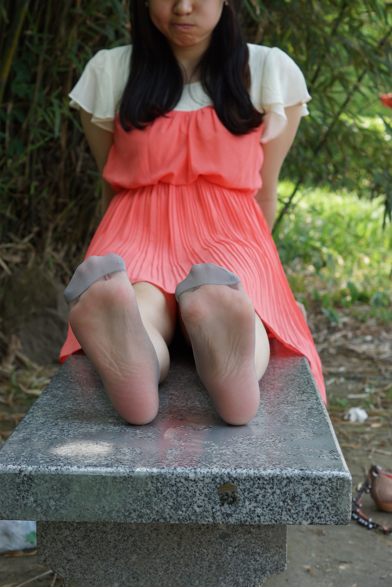 图片[48]-自由摄影 No.326 静静 水晶灰丝挑鞋 [65P] – 速更版-美库