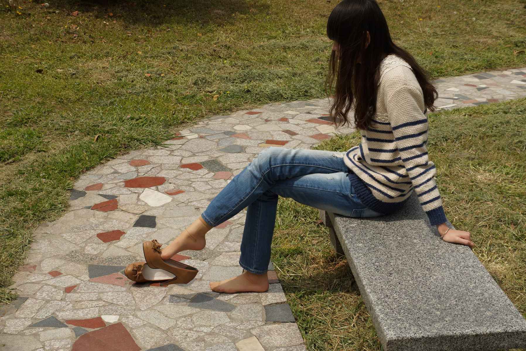 图片[43]-自由摄影 No.330 茜茜 肉丝挑鞋 [58P] – 速更版-美库