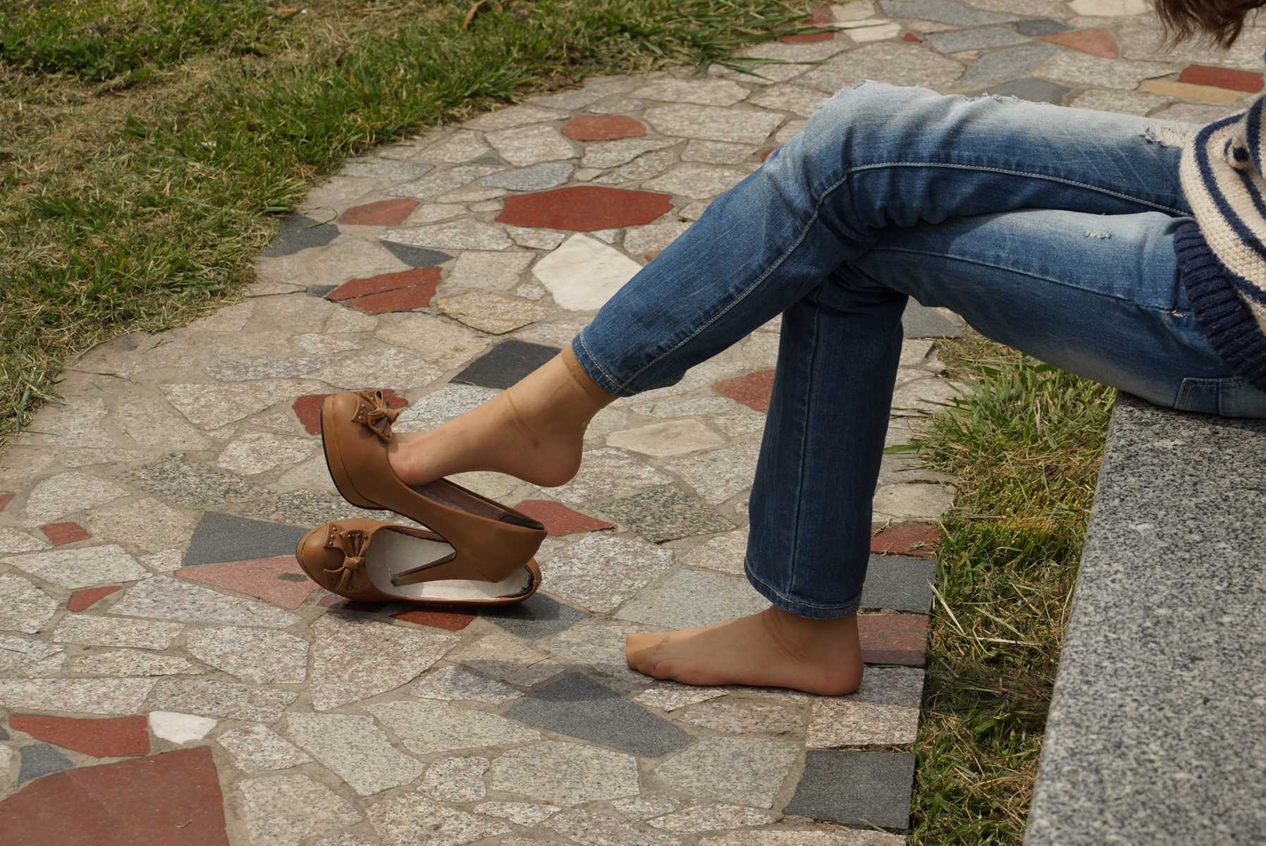 图片[46]-自由摄影 No.330 茜茜 肉丝挑鞋 [58P] – 速更版-美库