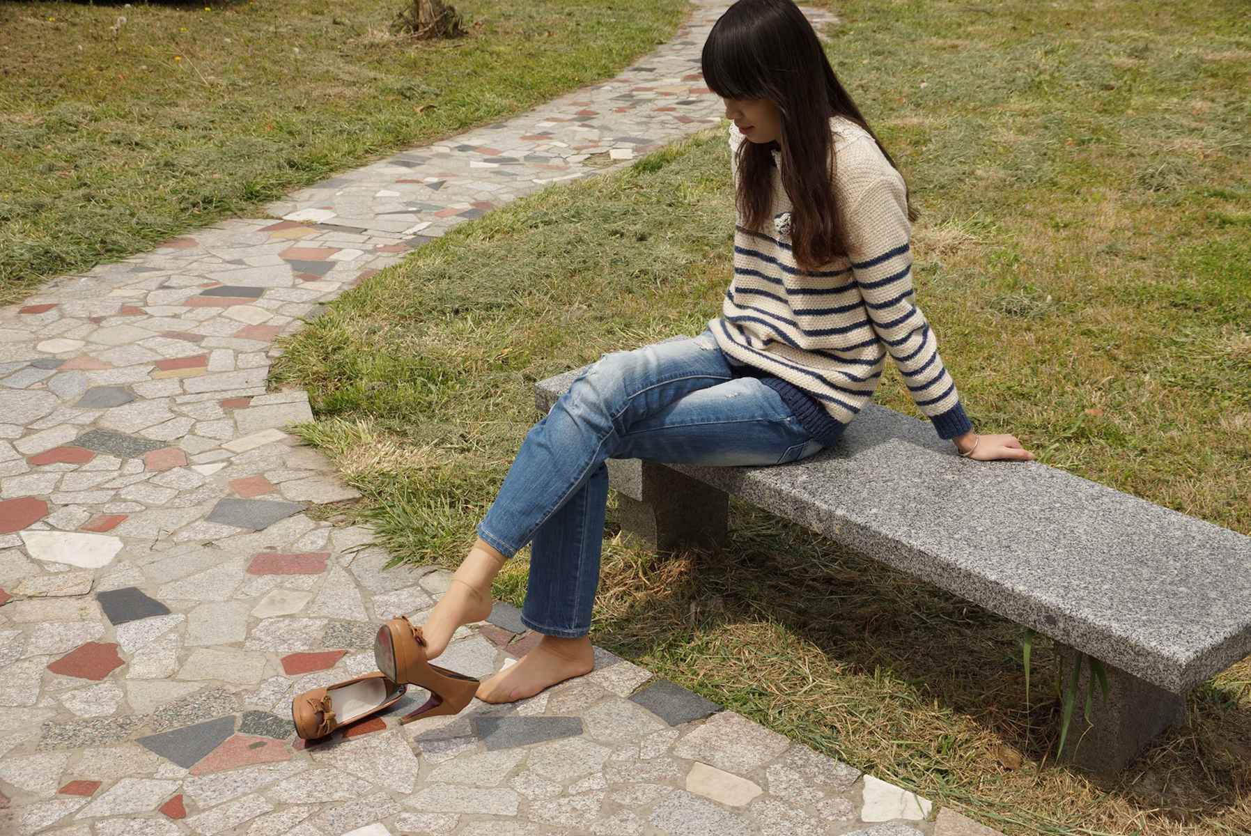 图片[48]-自由摄影 No.330 茜茜 肉丝挑鞋 [58P] – 速更版-美库